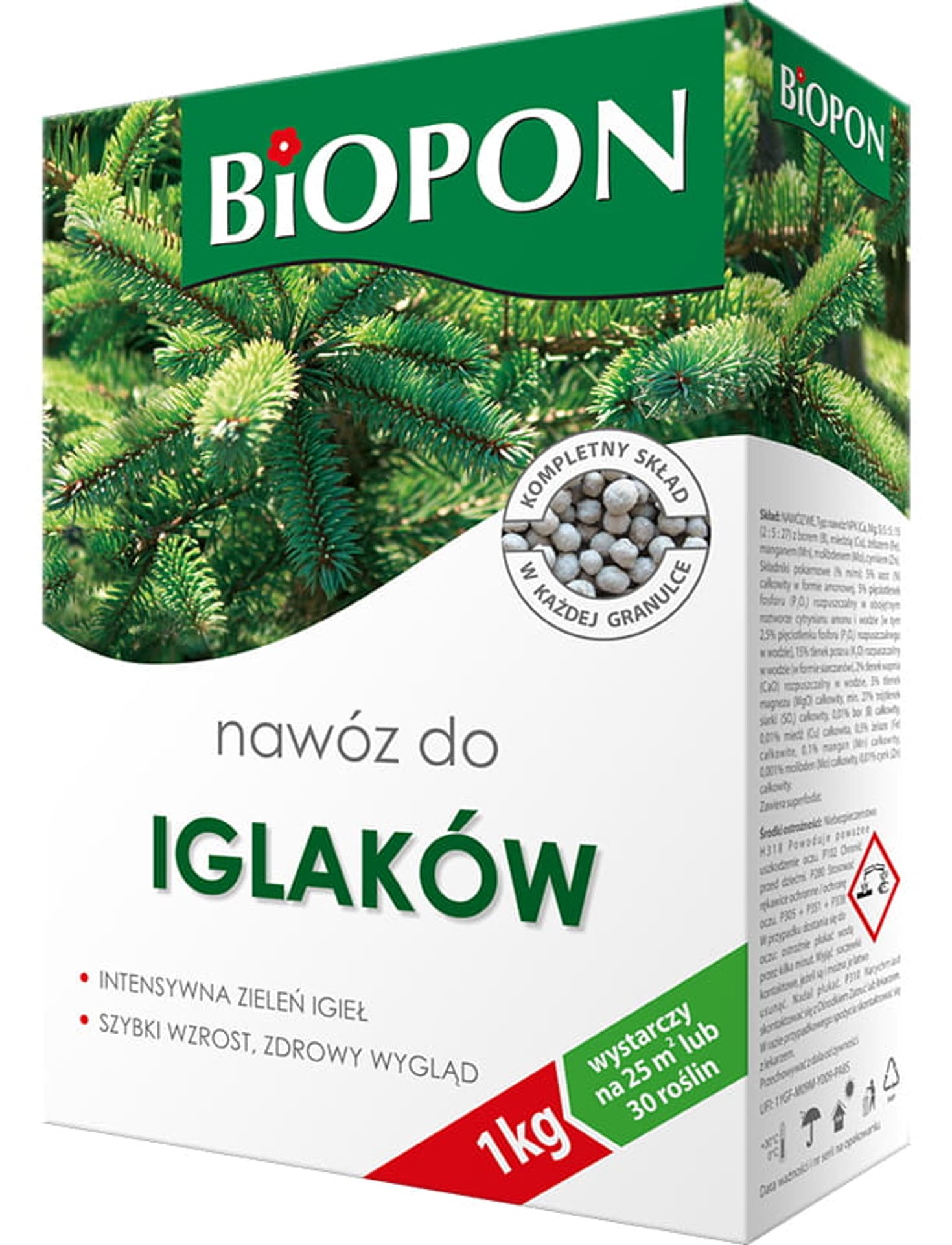 

Nawóz Biopon do iglaków karton 1kg