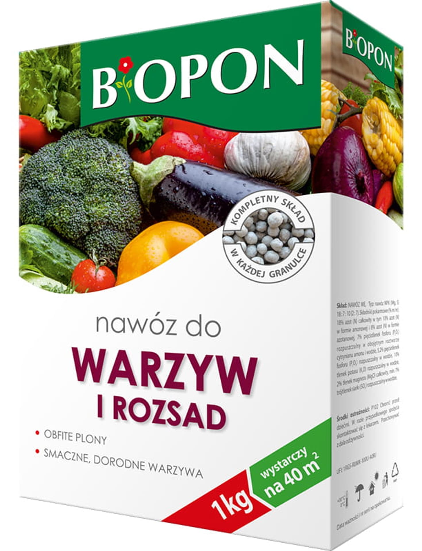 

Nawóz Biopon do warzyw karton 1kg 8645