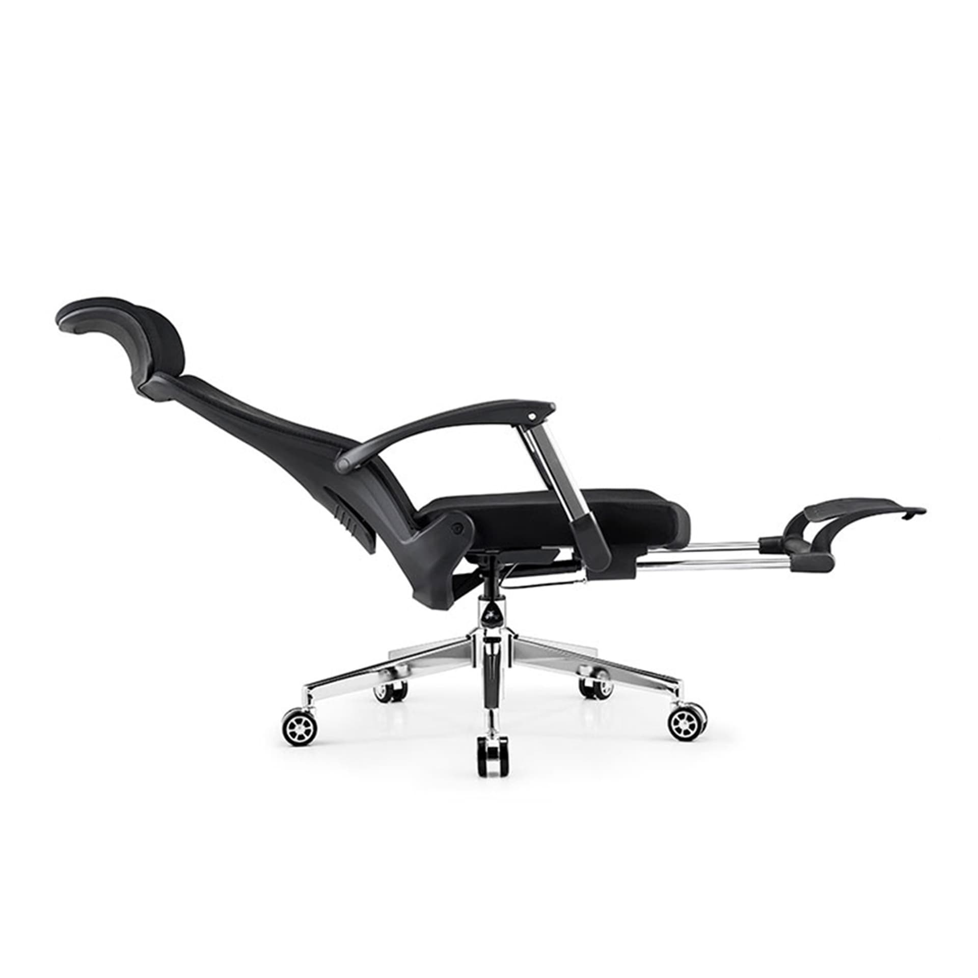 

Ergonomiczny fotel biurowy z podnóżkiem ALVA