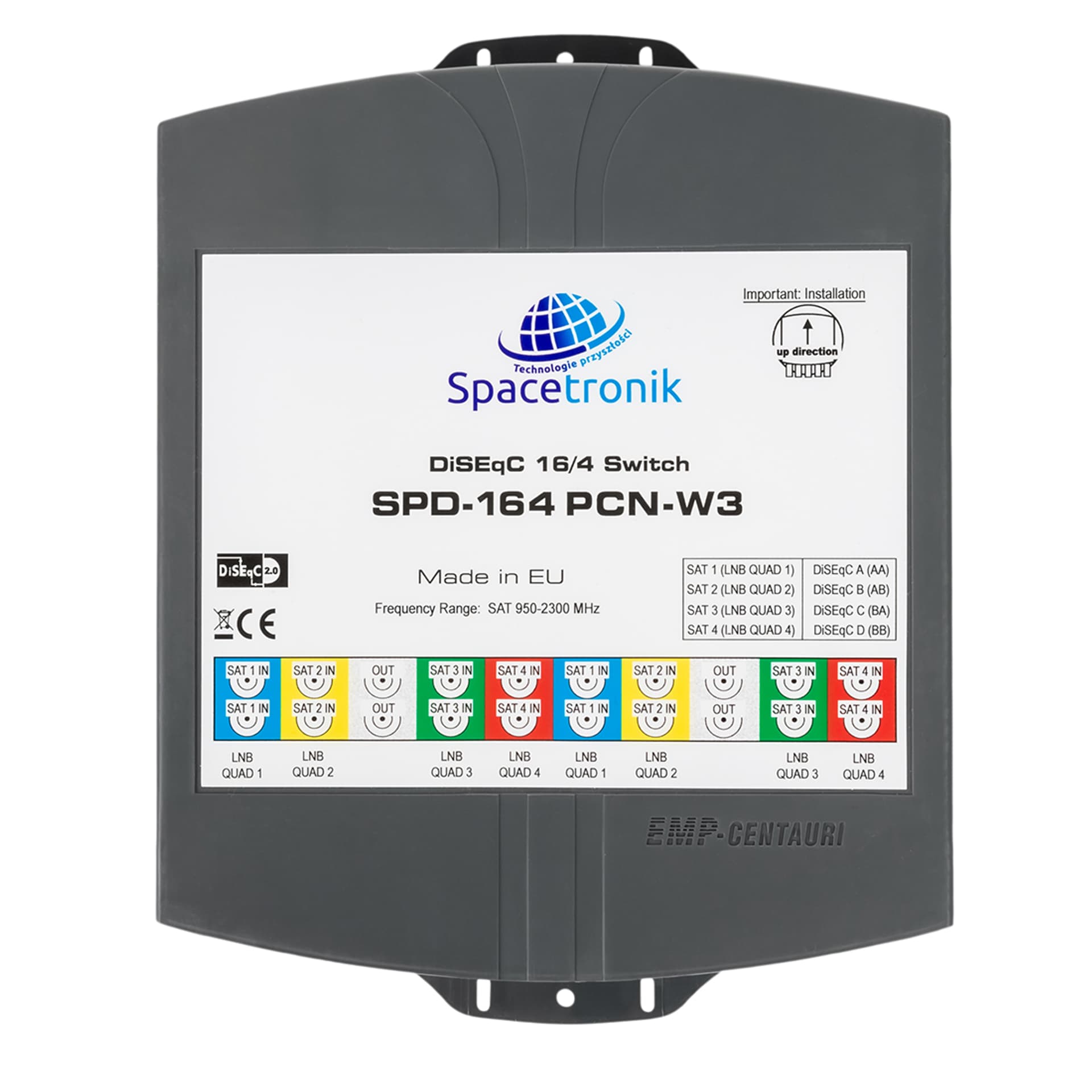 

DiSEqC Switch 16/4 Spacetronik SPD-164PCN-W3