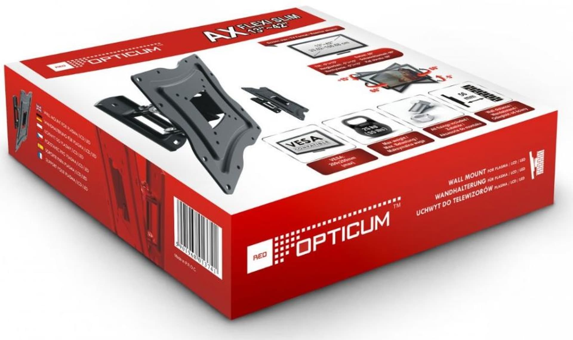 

Uchwyt LCD Plazma 13-42 AX Flexi SLIM