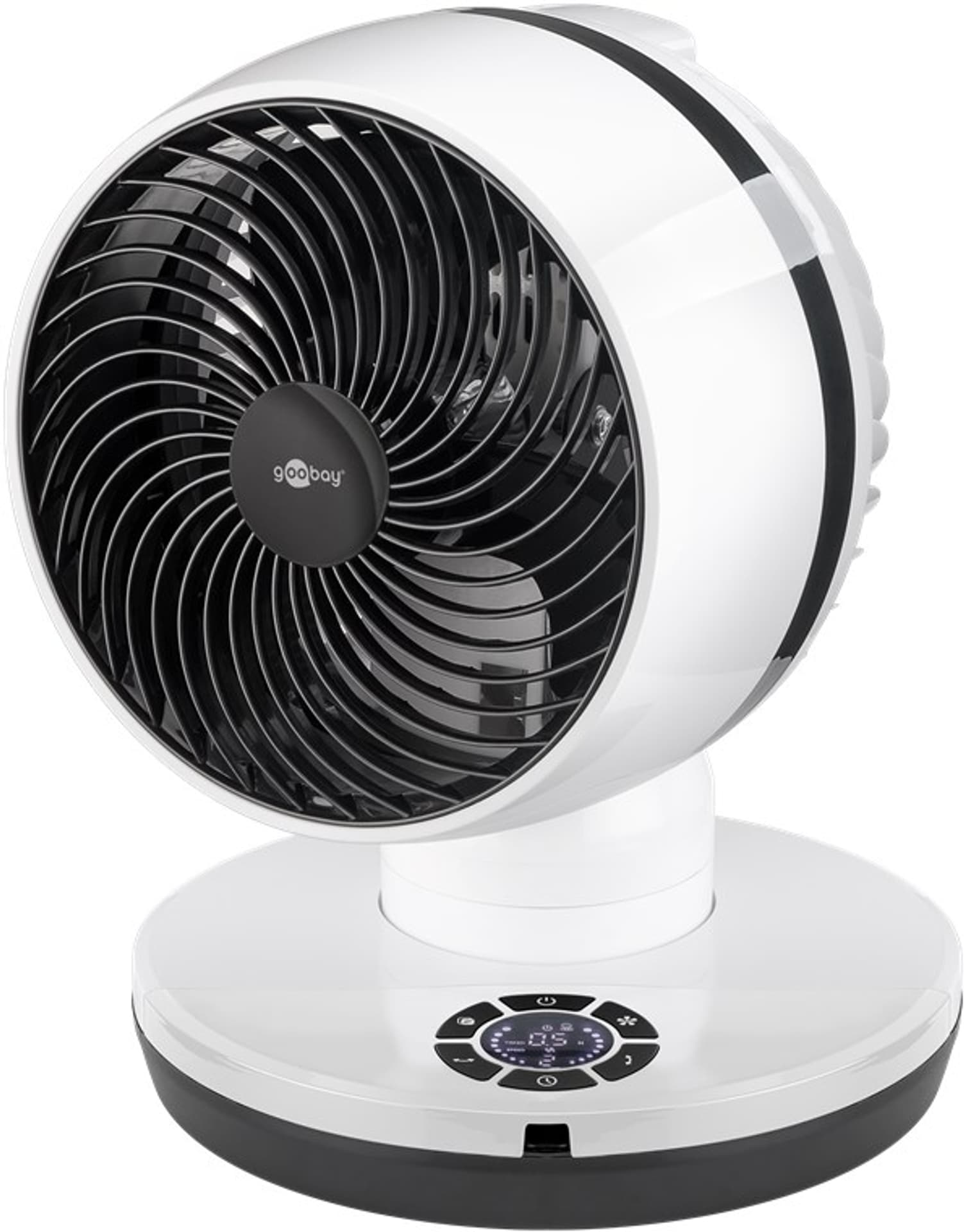 

Wentylator podłogowy 9" 70W 3D oscylac. H/V Goobay