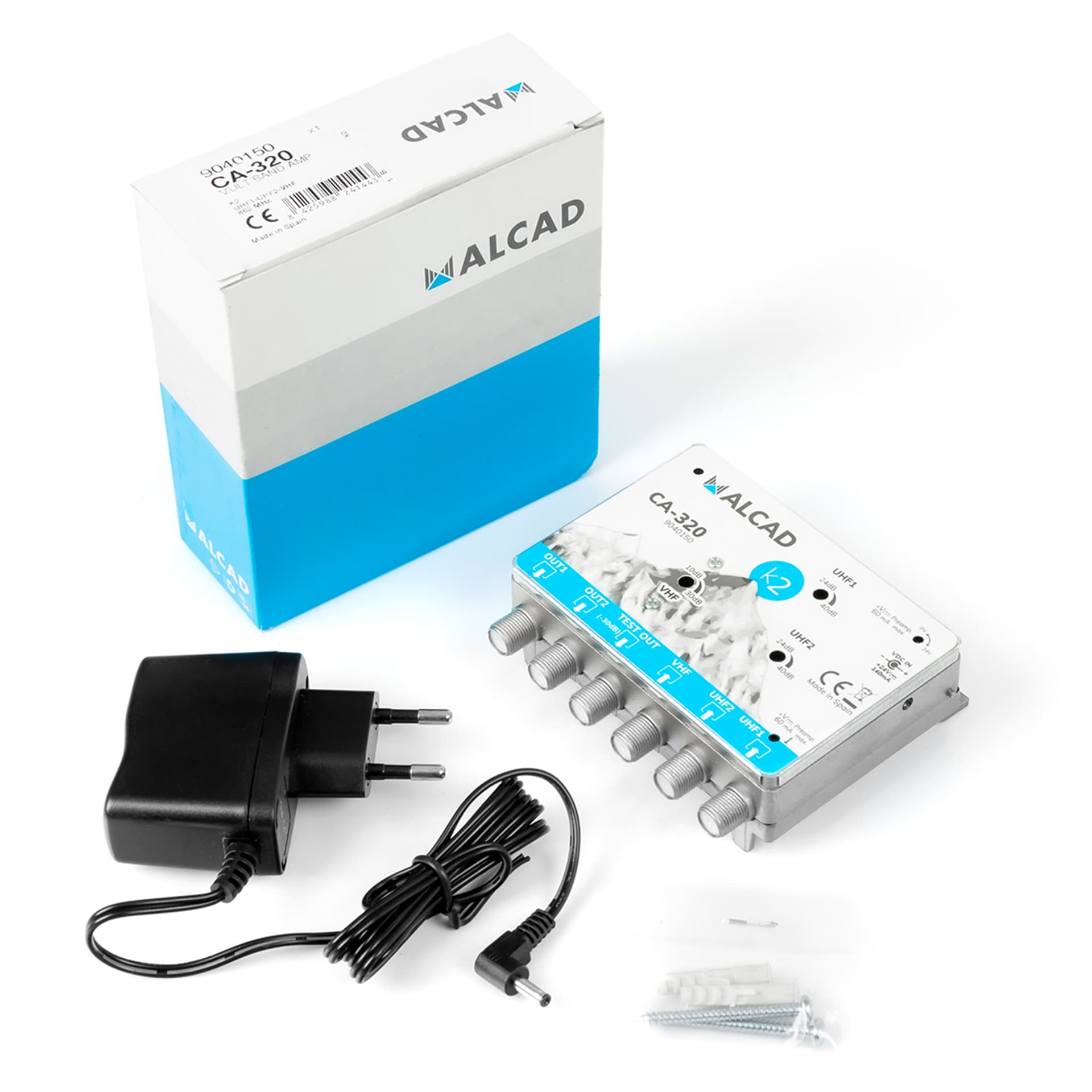 

wzm. wielozakresowy ALCAD CA-320 24-230V 3/1 40dB