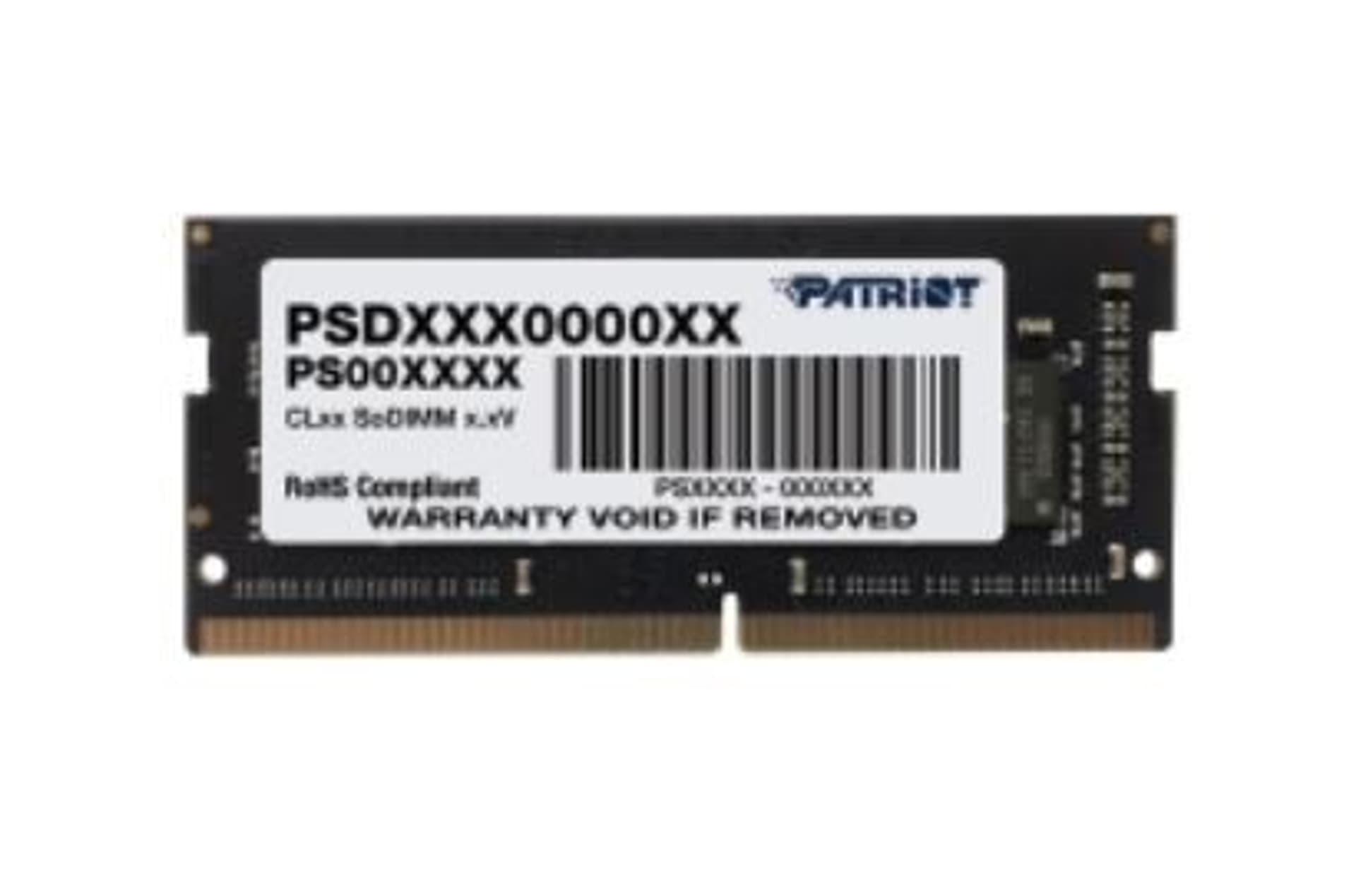

Pamięć PATRIOT SODIMM DDR4 16GB 3200MHz SINGLE