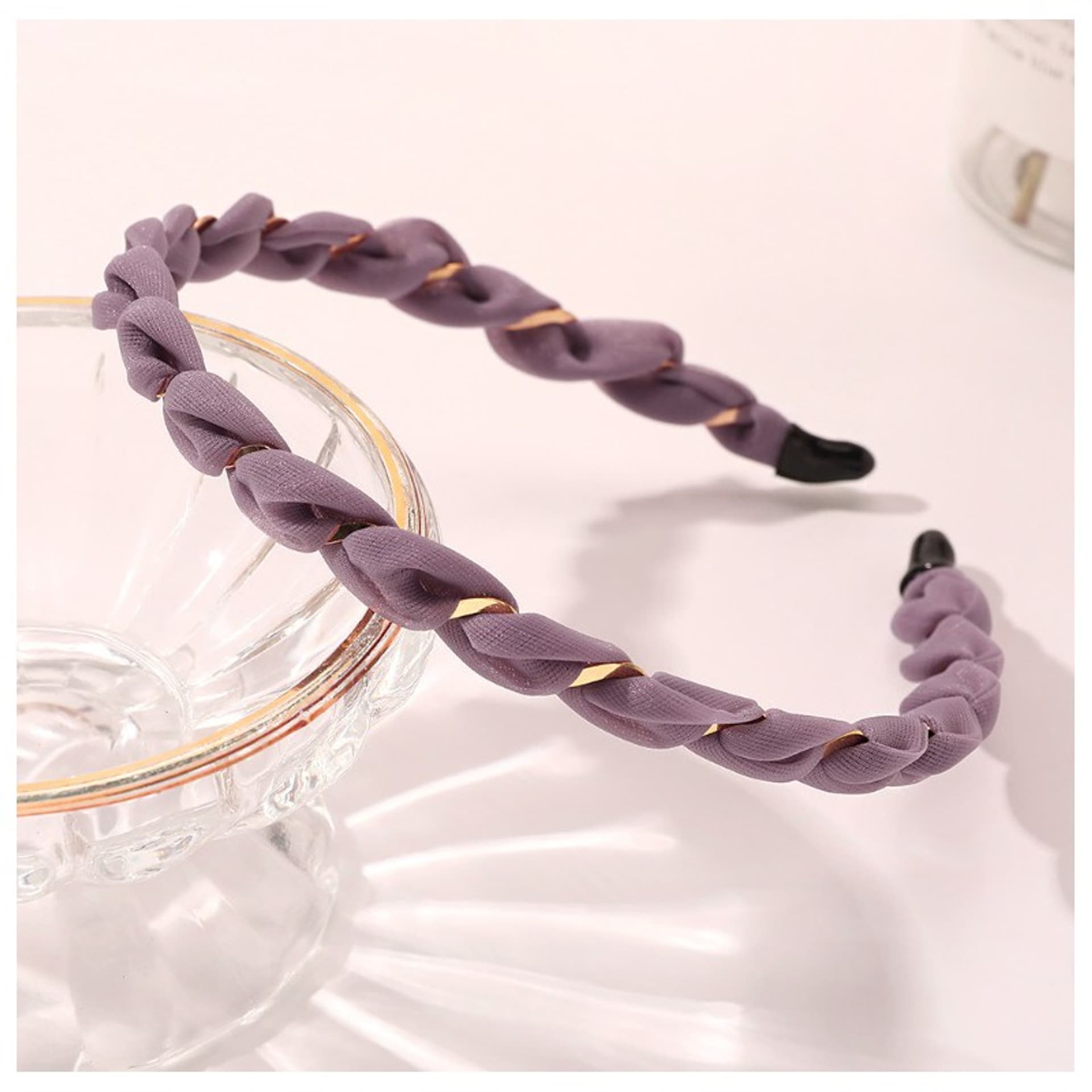 

Opaska turban pleciona O438WRZ