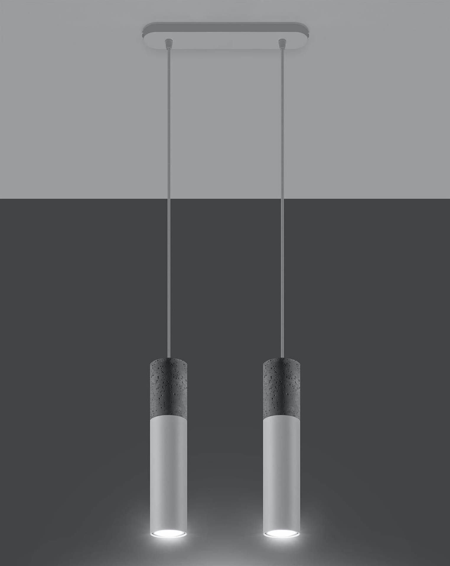 

Lampa wisząca BORGIO 2 biały