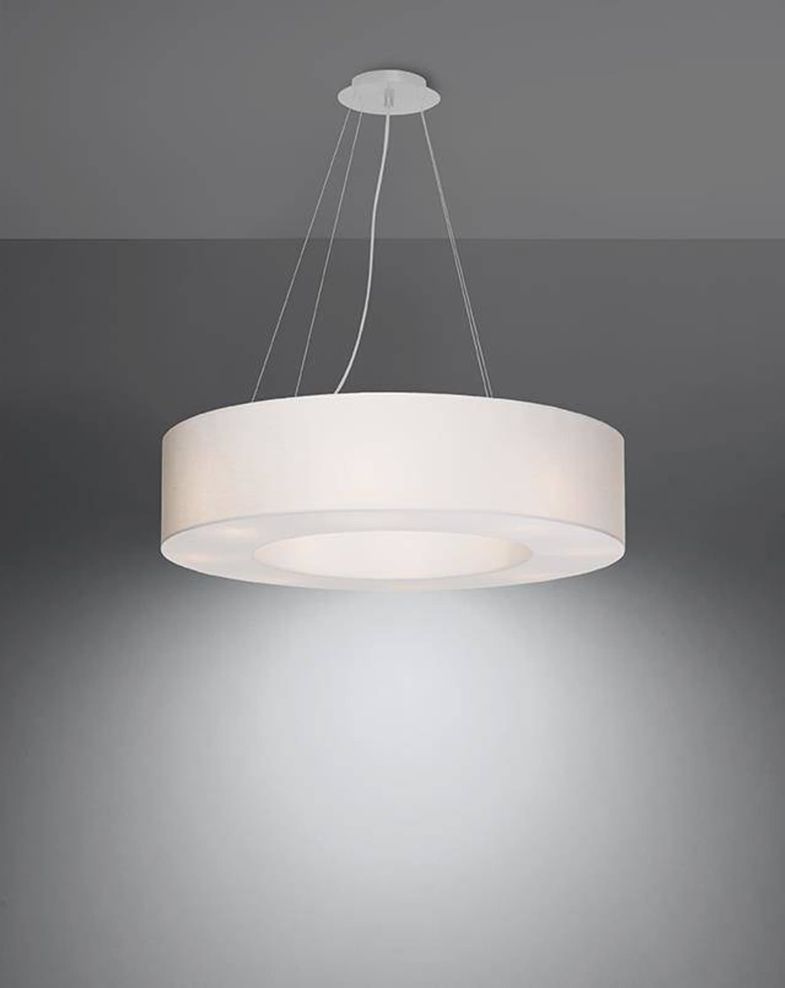 

Żyrandol SATURNO 70 biały