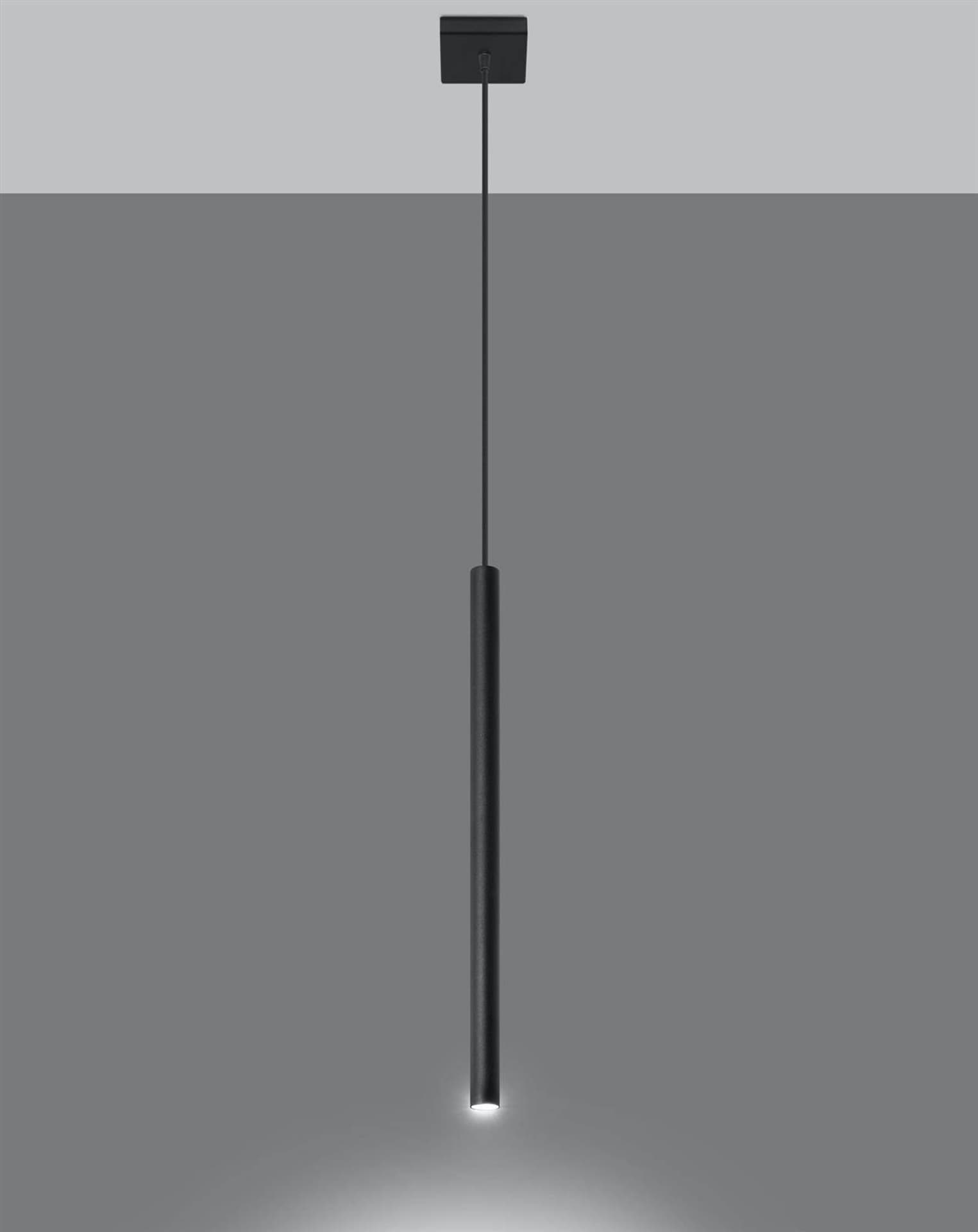

Lampa wisząca PASTELO 1 czarna