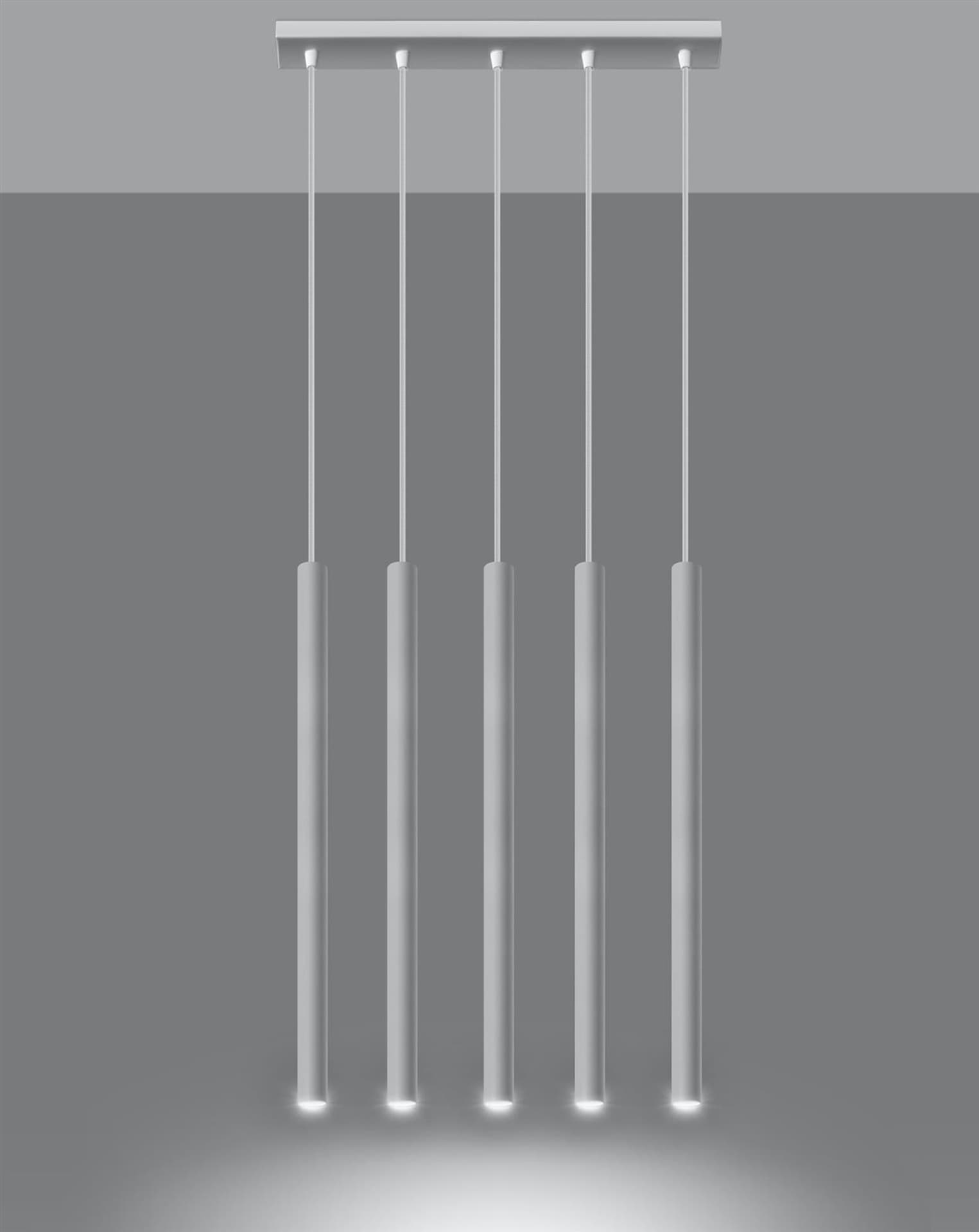 

Lampa wisząca PASTELO 5 biała
