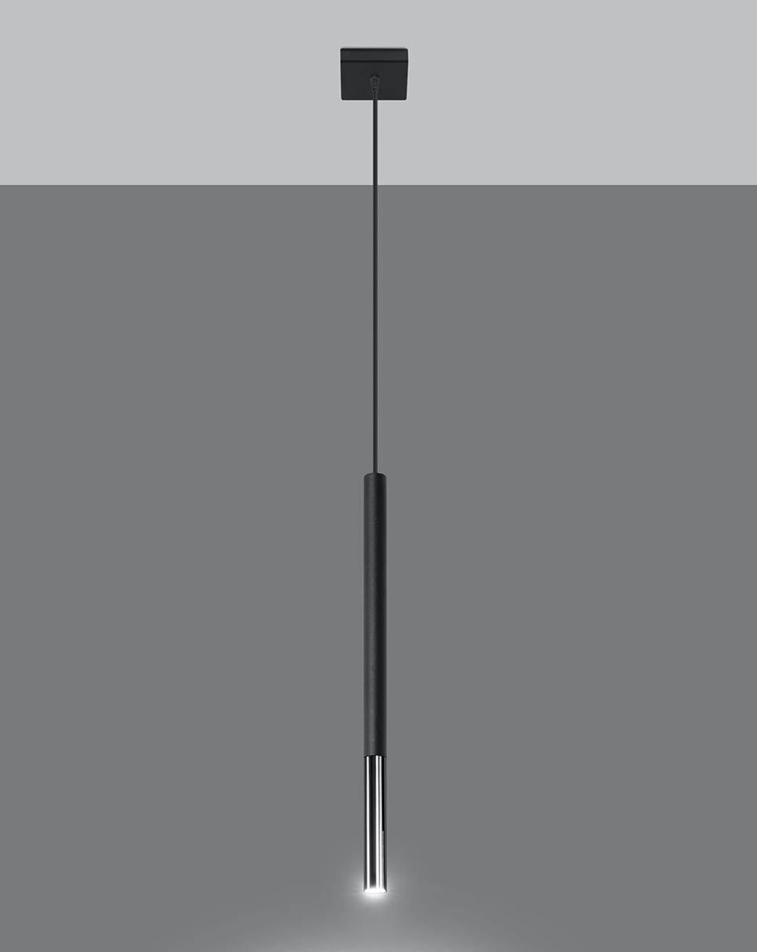 

Lampa wisząca MOZAICA 1 czarny/chrom