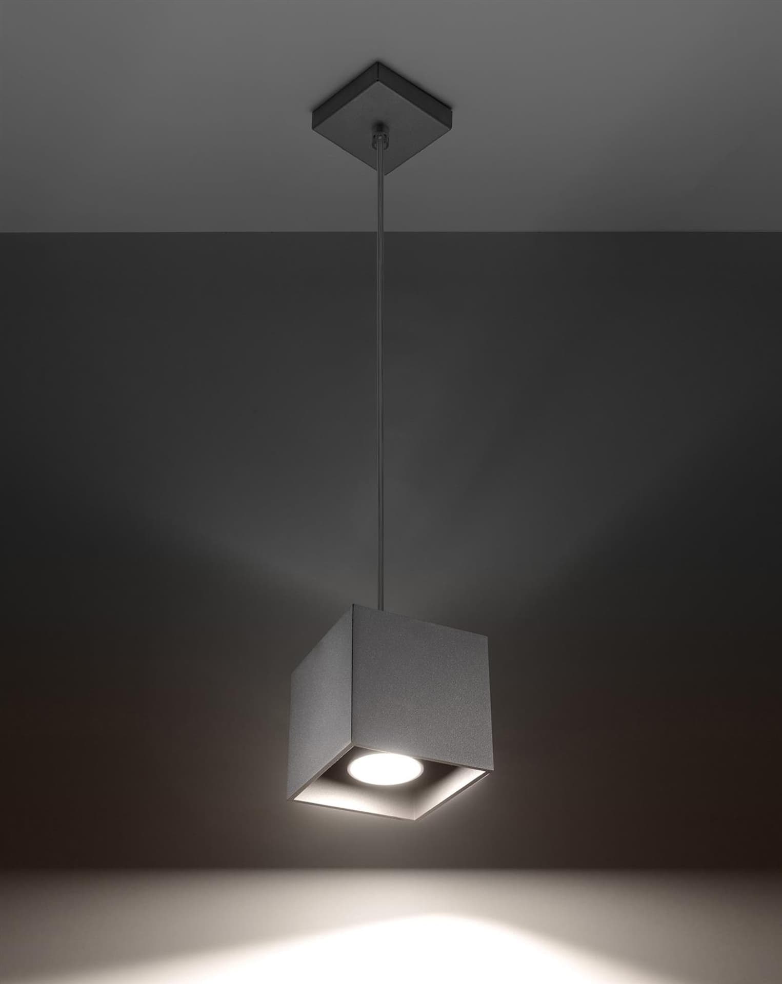 

Lampa wisząca QUAD 1 szary