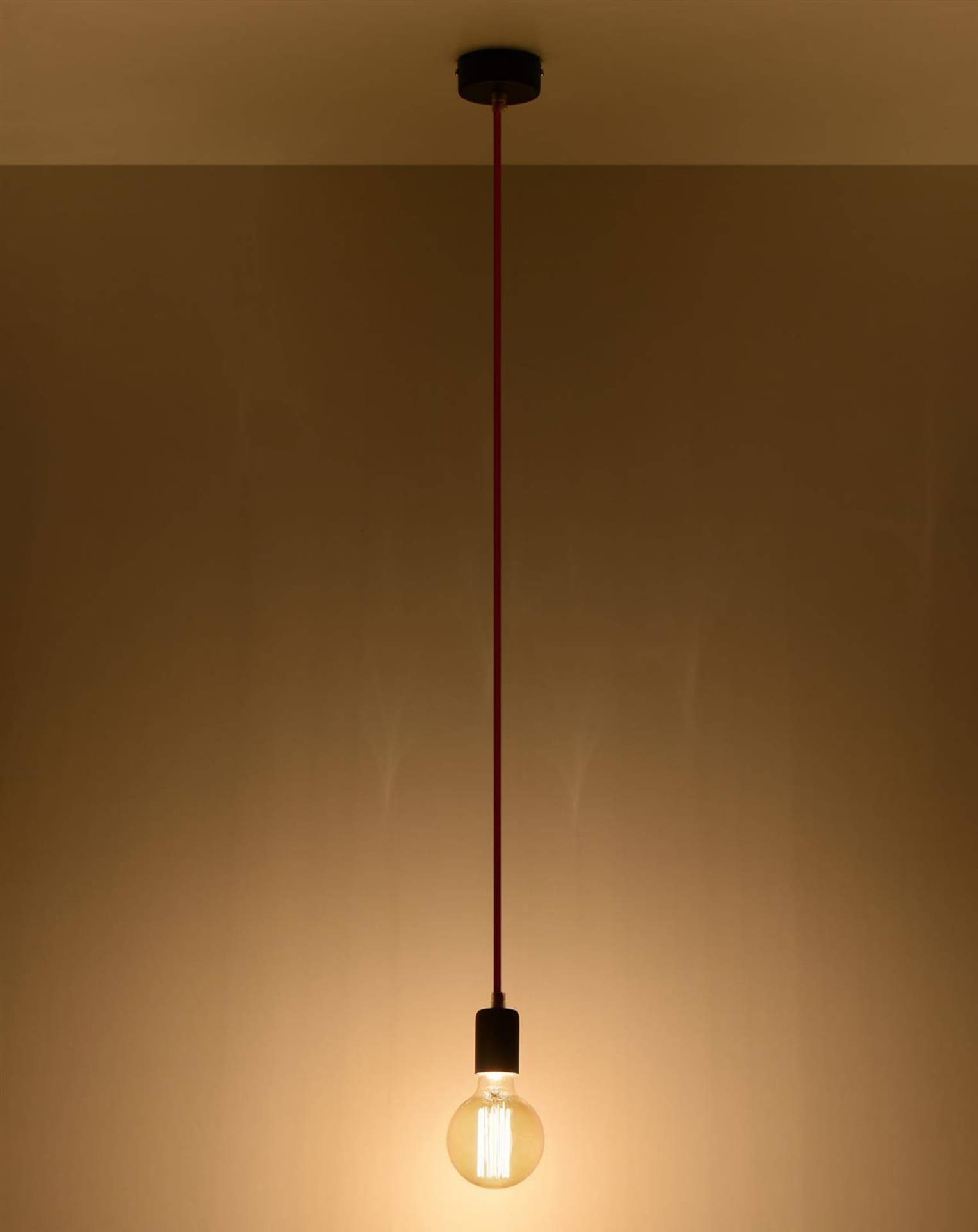 

Lampa wisząca EDISON czarna
