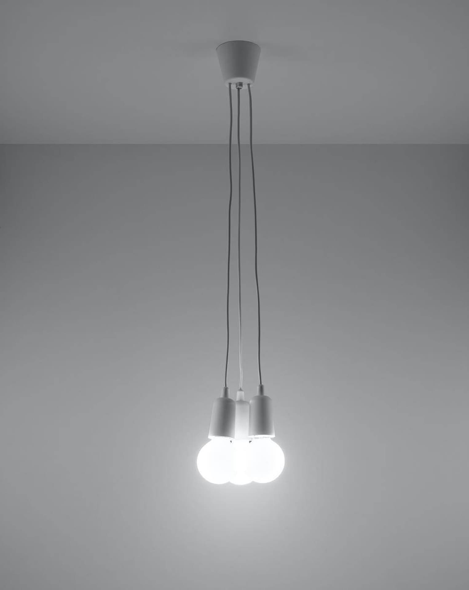 

Lampa wisząca DIEGO 3 biała
