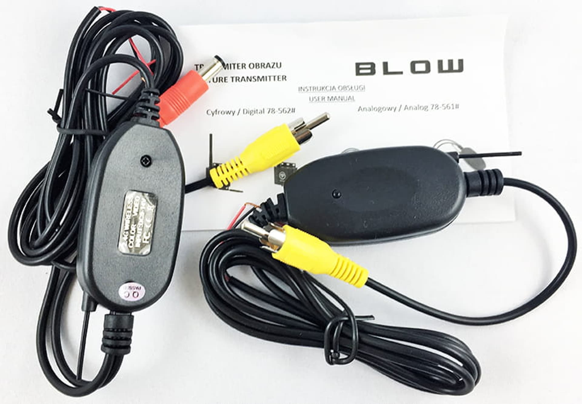 

Bezprzewodowy transmiter obrazu Blow 78-561 analog