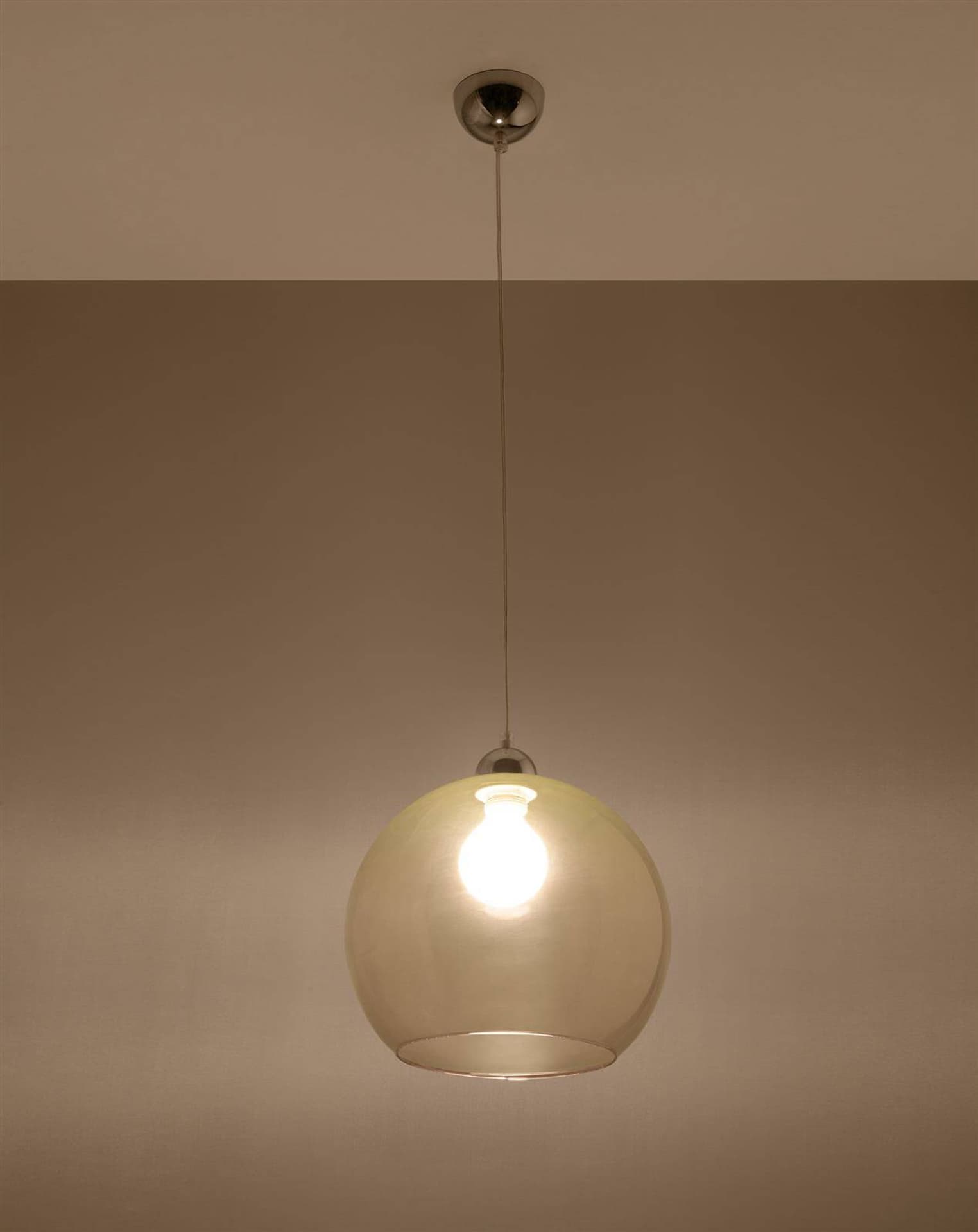 

Lampa wisząca BALL szampański