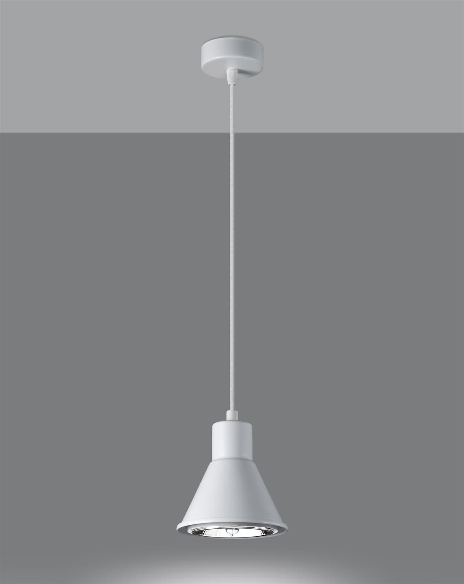 

Lampa wisząca TAZILA 1 biała [ES111]