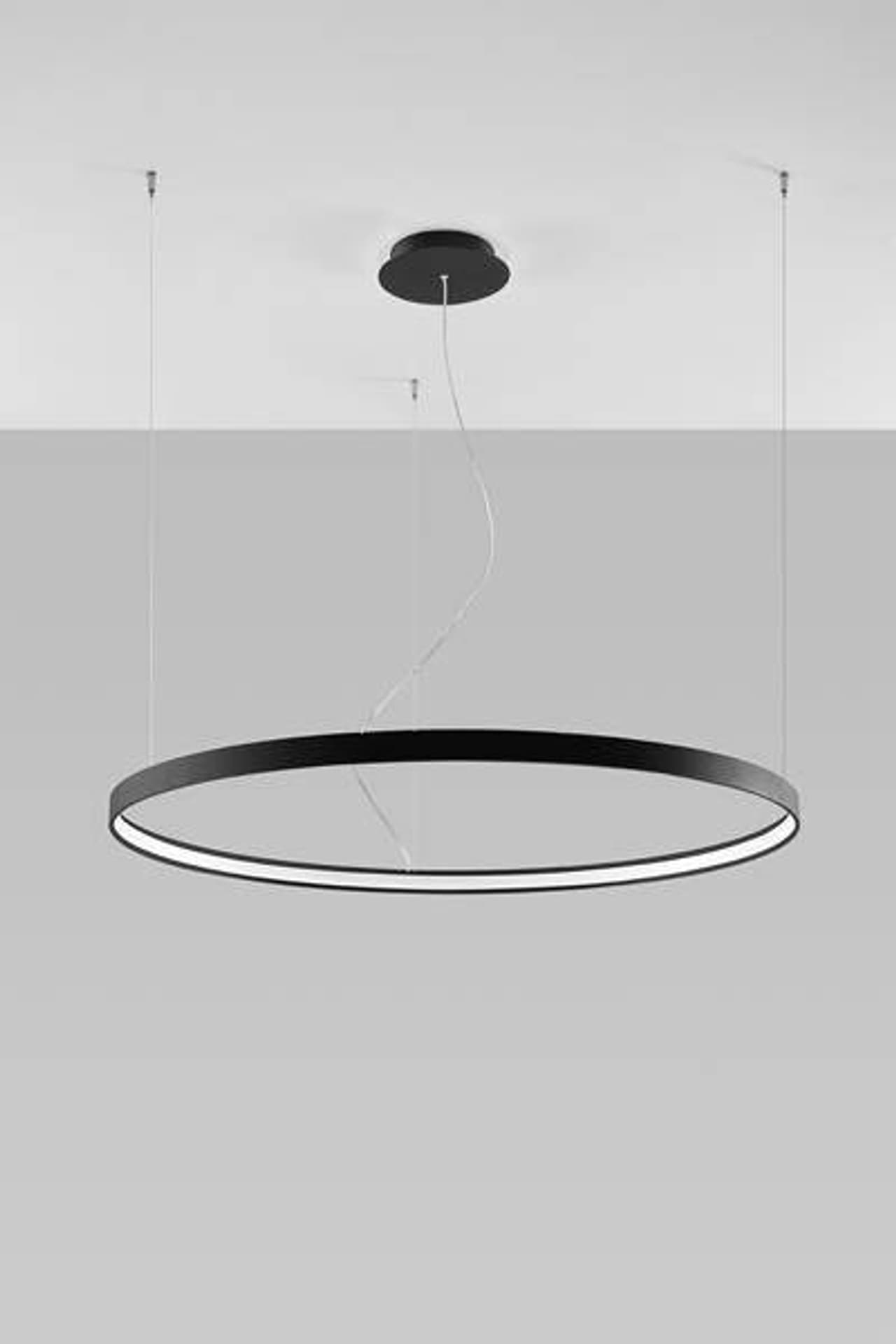

Żyrandol RIO 110 czarny LED 4000K