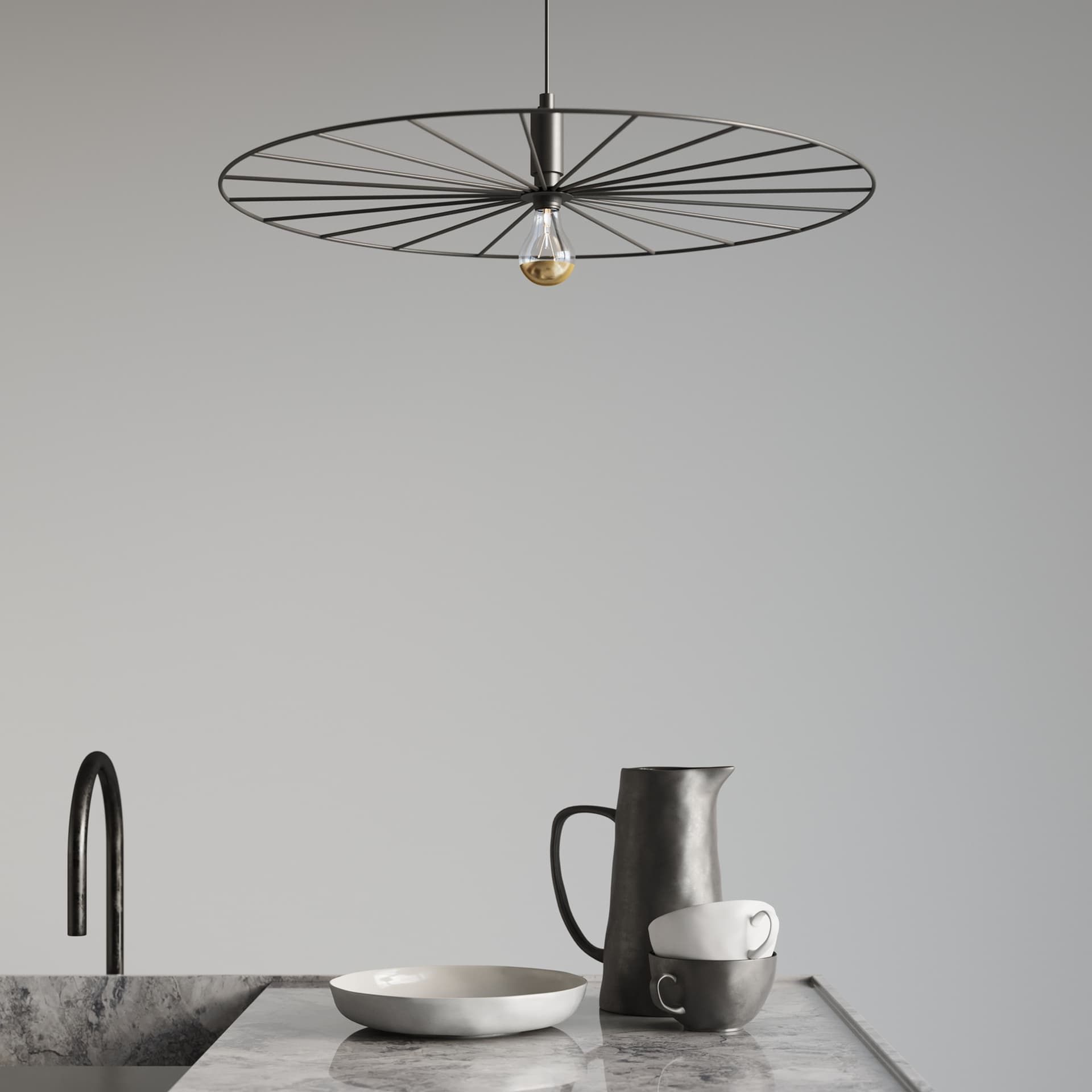 

Lampa wisząca SIRKEL 60 czarny