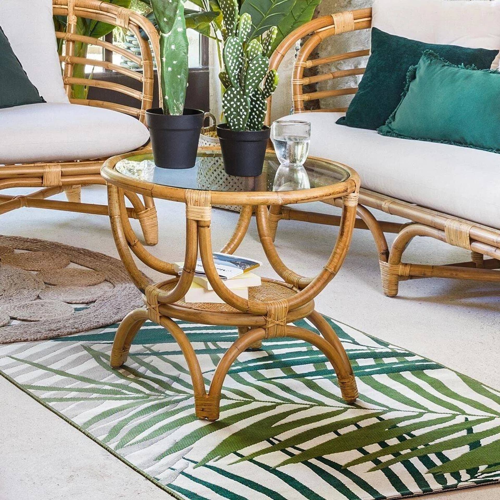 

Rattanowy stolik Farah 59 cm