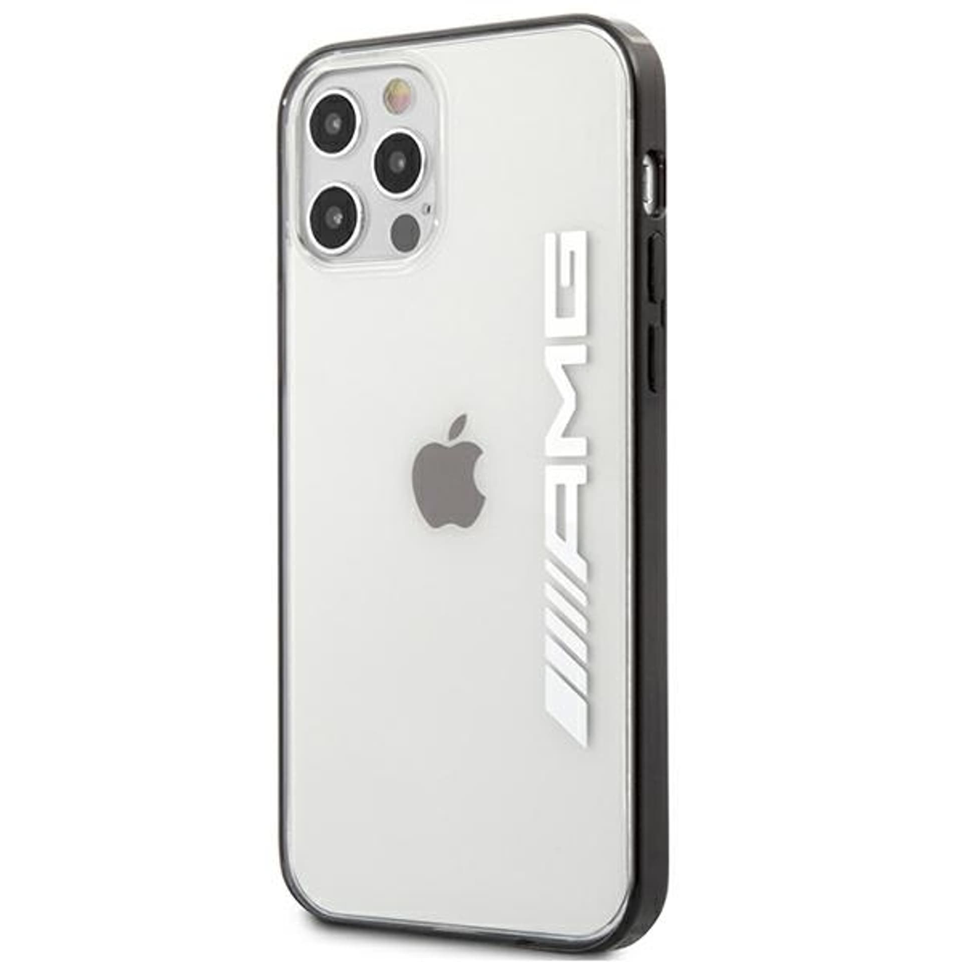 

AMG AMHCP12LAESLBK iPhone 12 Pro Max transparent hardcase Metallic Painted