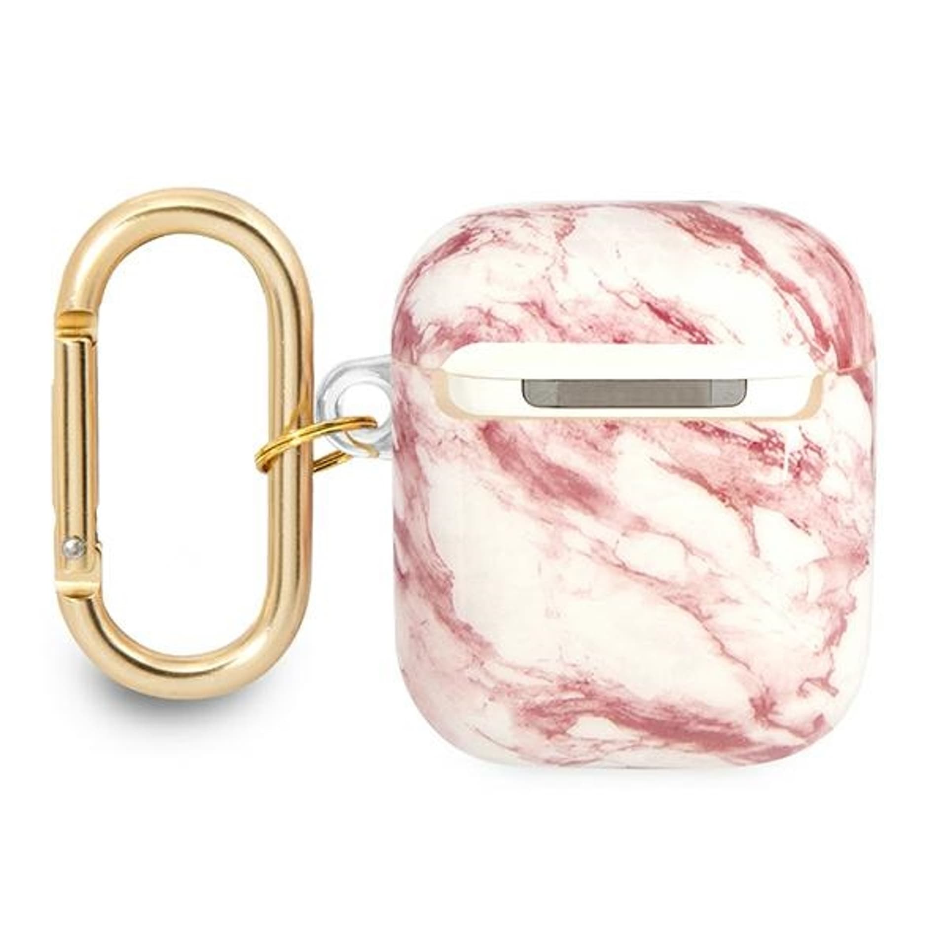 

Guess GUA2HCHMAP AirPods cover różowy/pink Marble Strap Collection