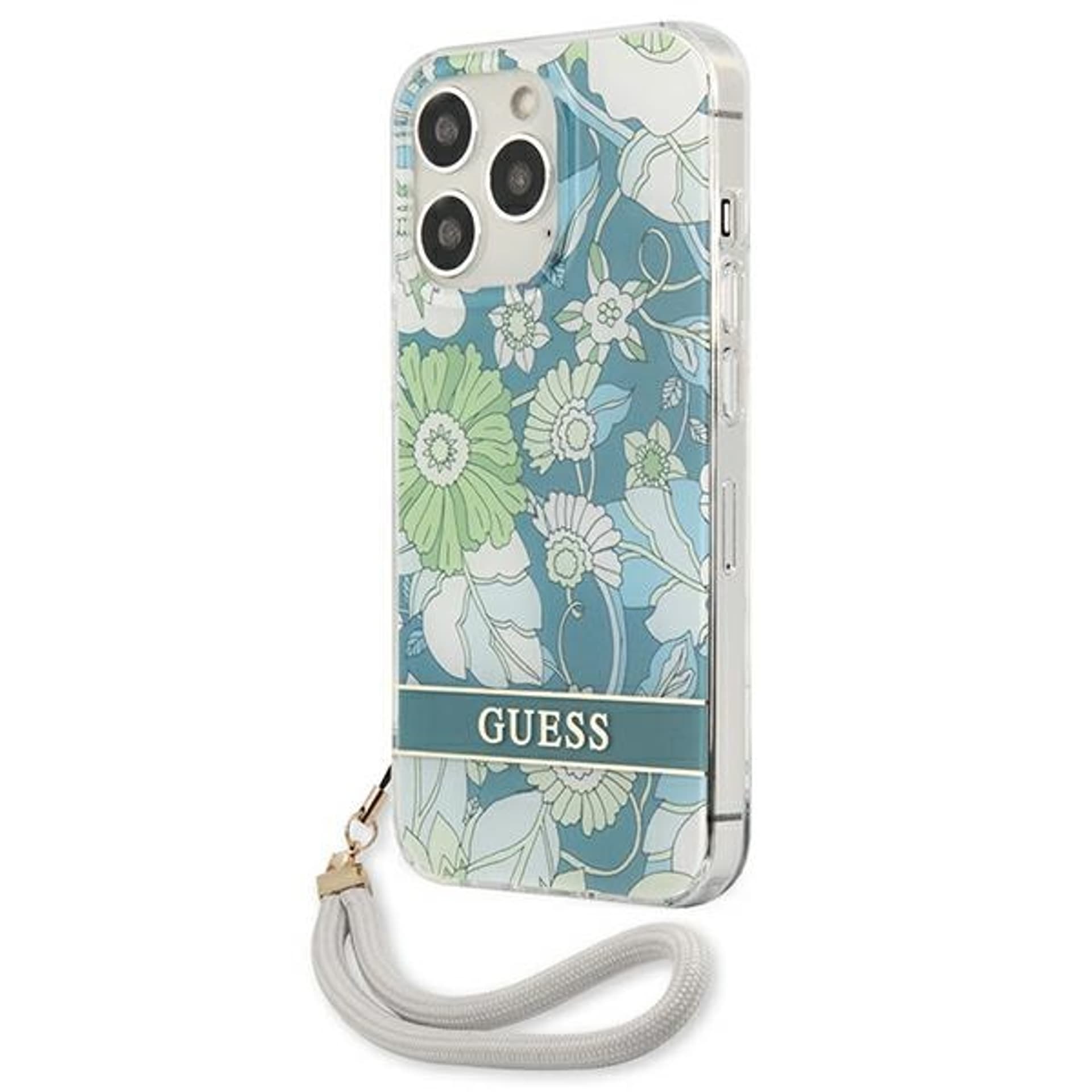 

Guess GUHCP13LHFLSN iPhone 13 Pro / 13 6,1" zielony/green hardcase Flower Strap
