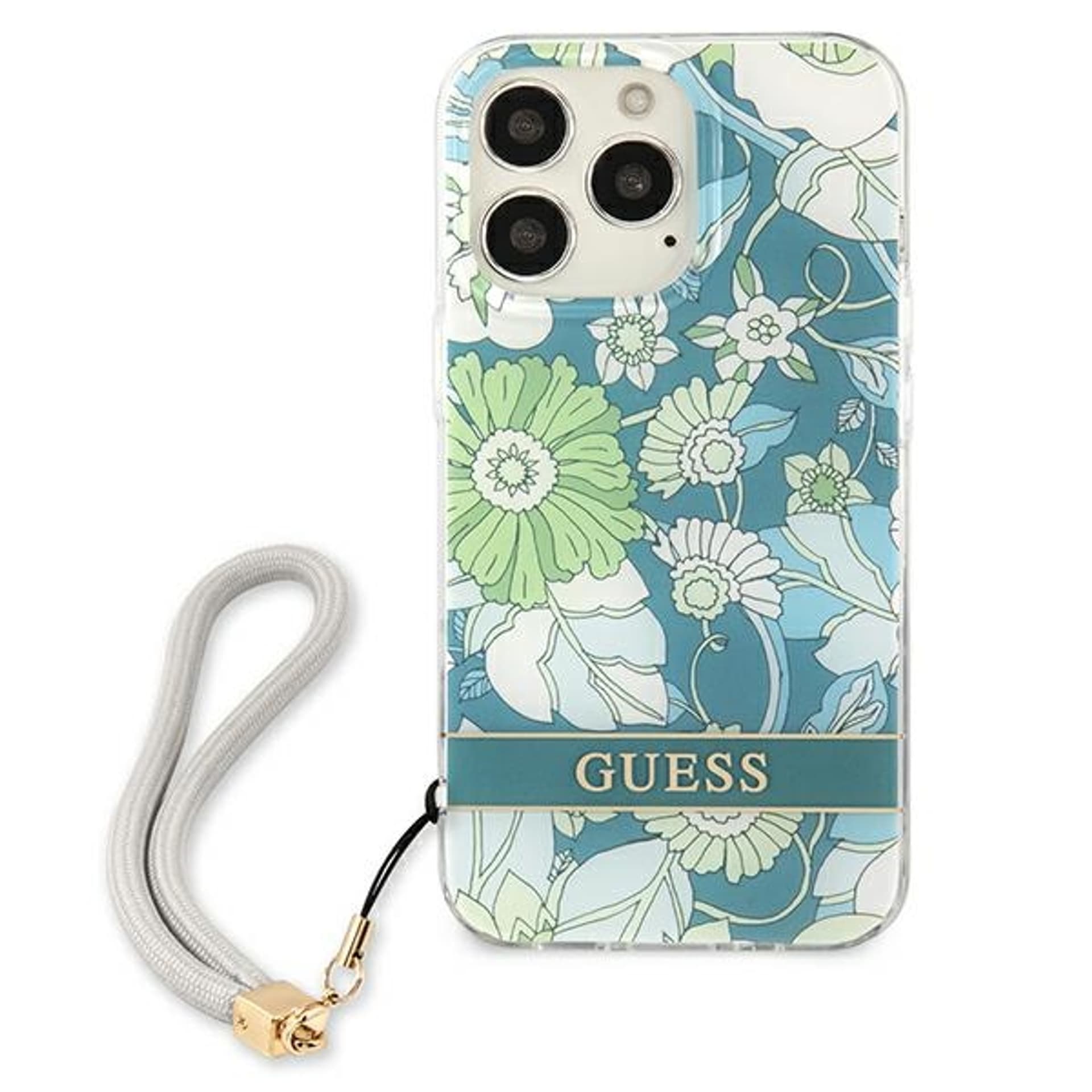

Guess GUHCP13XHFLSN iPhone 13 Pro Max 6,7" zielony/green hardcase Flower Strap