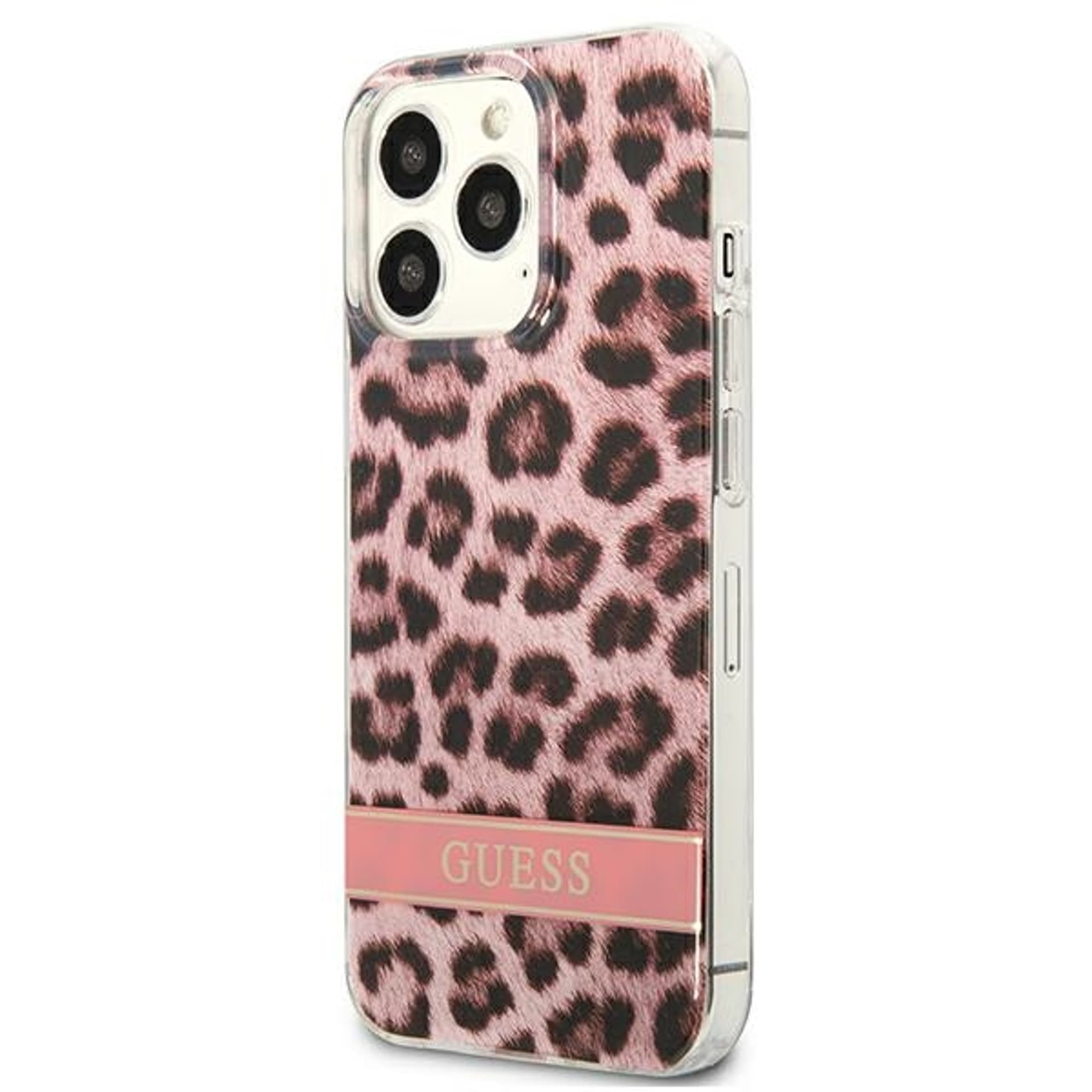 

Guess GUHCP13XHSLEOP iPhone 13 Pro Max 6,7" różowy/pink hardcase Leopard