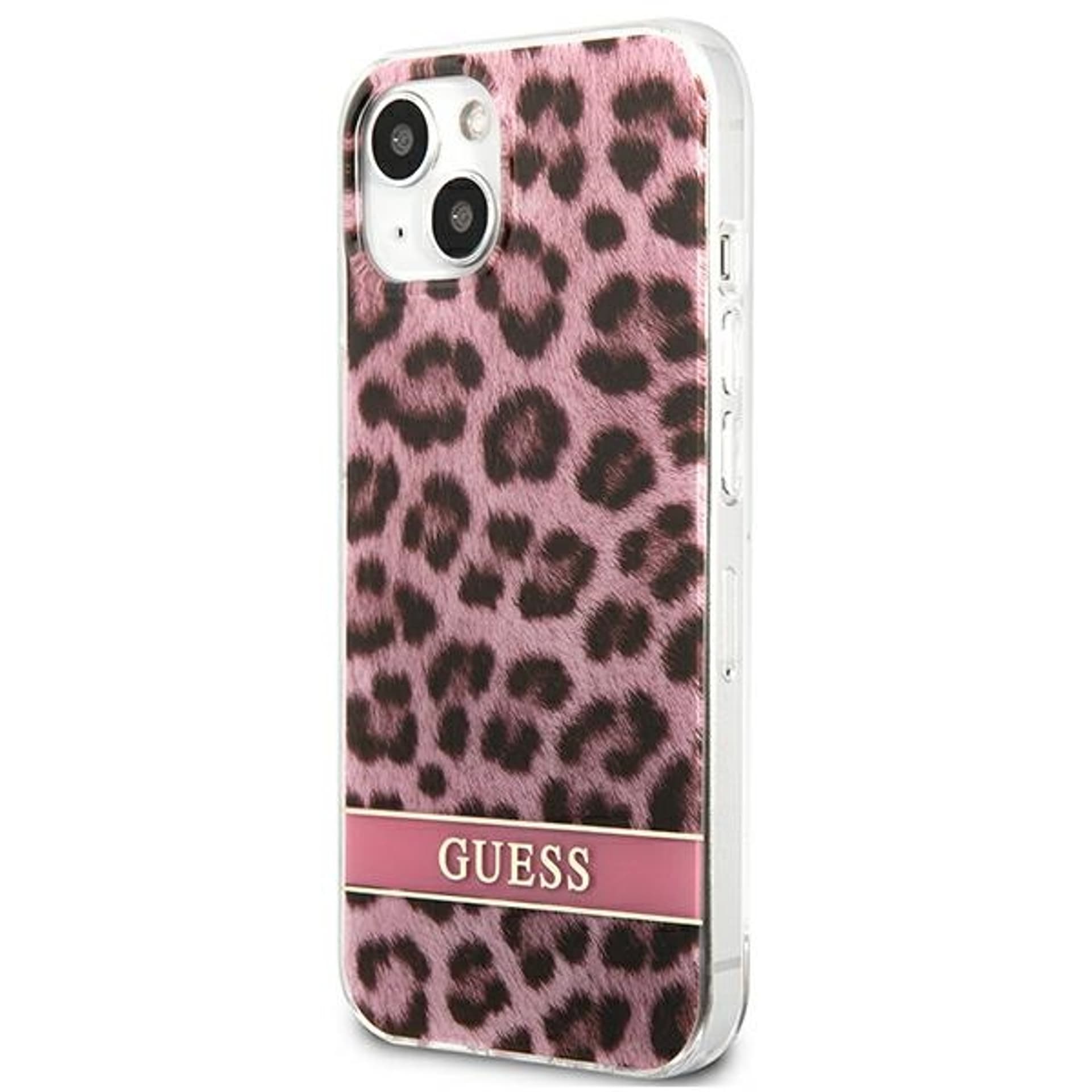 

Guess GUHCP13SHSLEOP iPhone 13 mini 5,4" różowy/pink hardcase Leopard