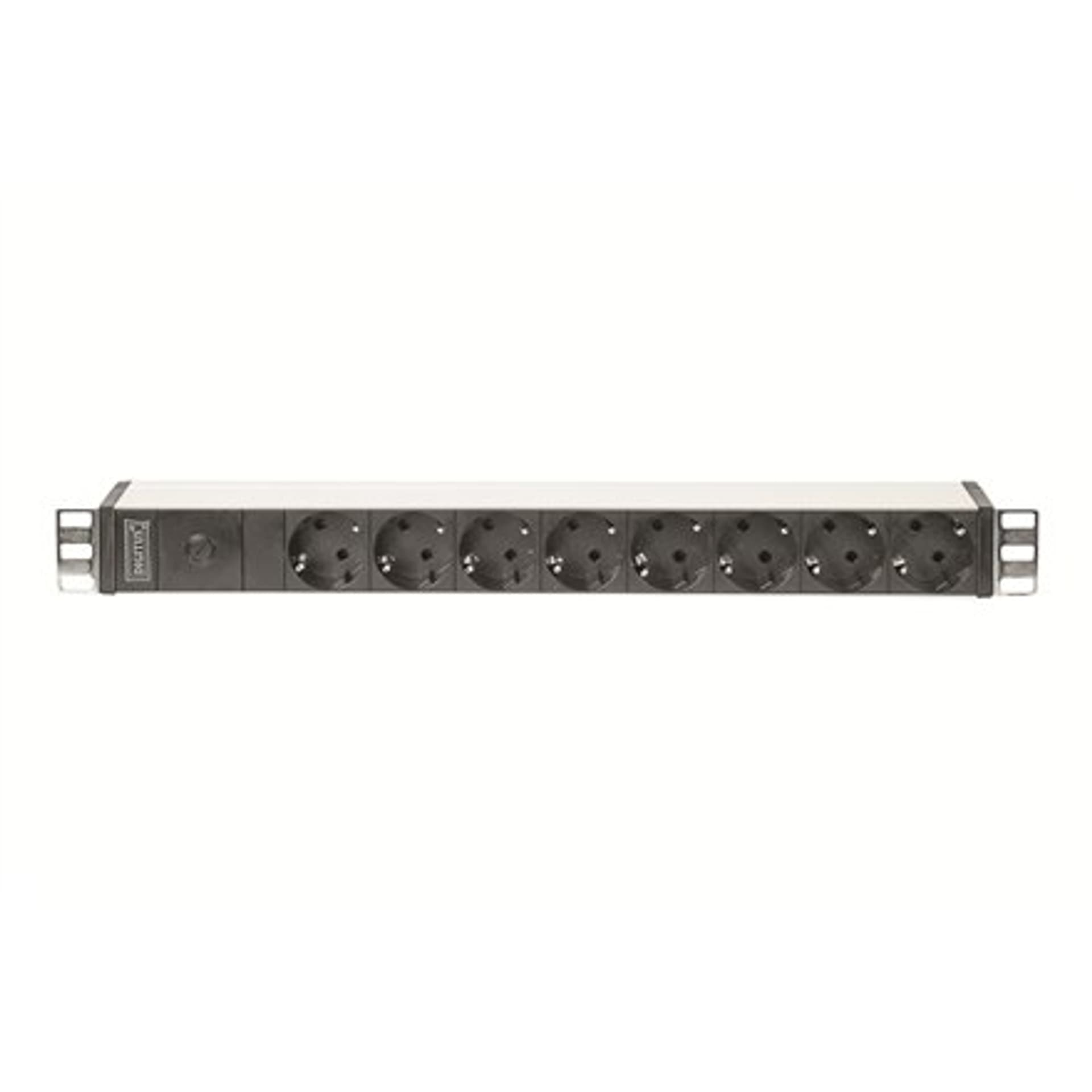 

Digitus Aluminum outlet strip with pre-fuse DN-95410 Sockets quantity 8, 250 Vac, 50/60Hz, 2 m supply IEC C14 plug
