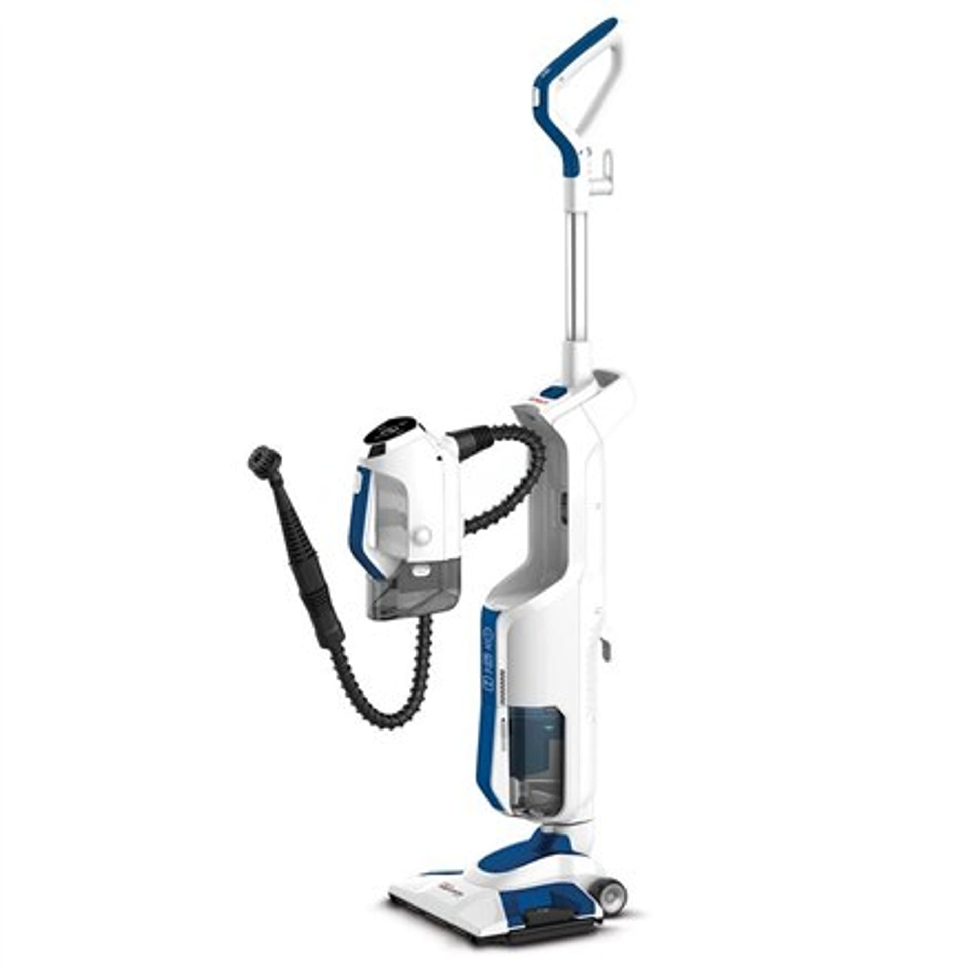 

Polti Vacuum steam mop with portable steam cleaner PTEU0299 Vaporetto 3 Clean_Blue Power 1800 W, Water tank capacity 0.5 L, Whit