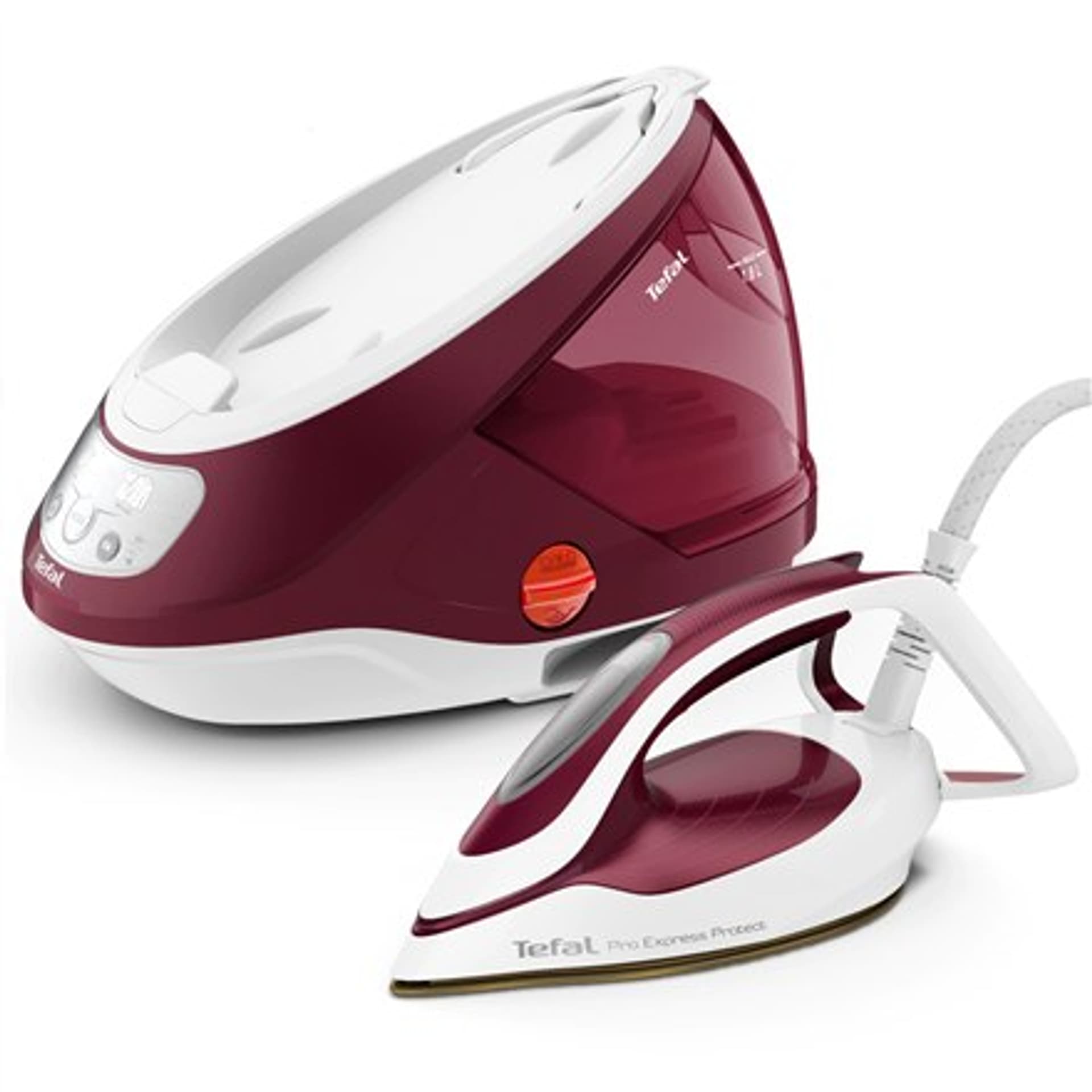 

TEFAL Ironing System Pro Express Protect GV9220E0 2600 W, 1.8 L, Auto power off, Vertical steam function, Calc-clean function, R