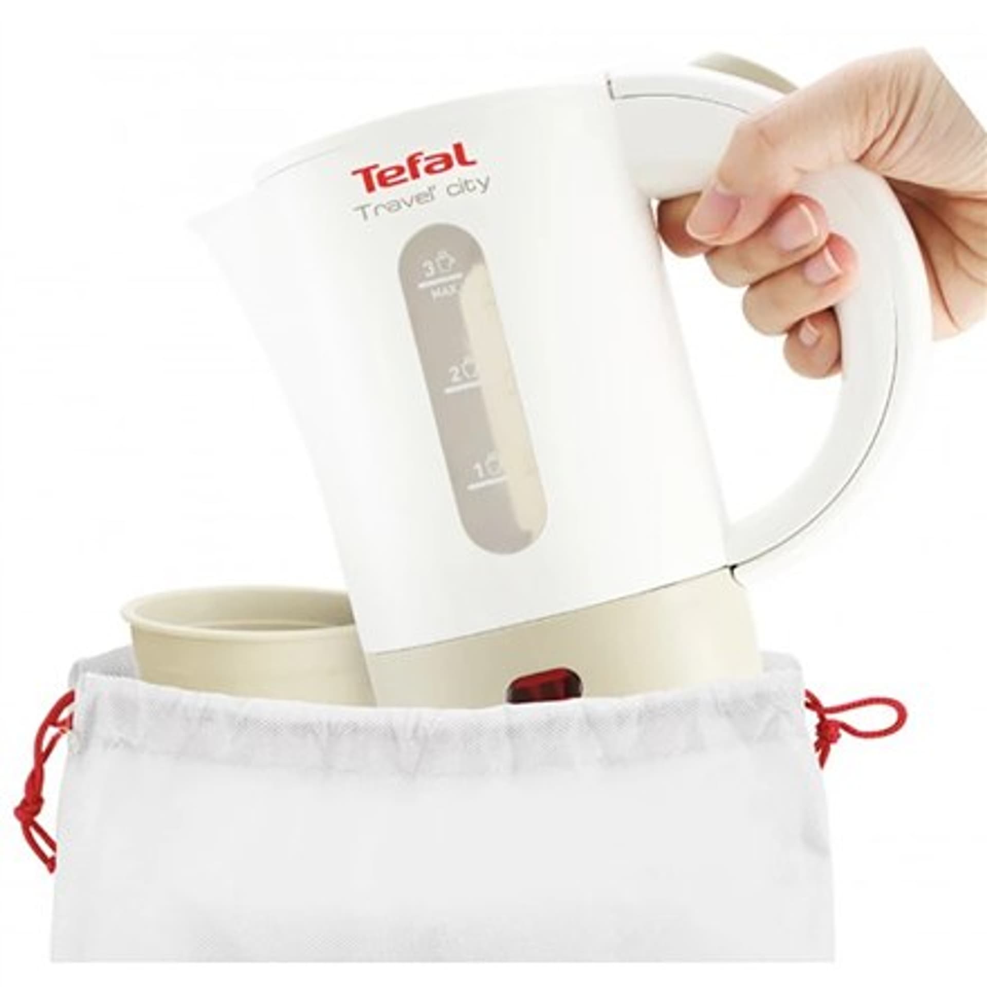 

Czajnik Elektryczny TEFAL, 650 W, 0,5 L, Plastik, Biały