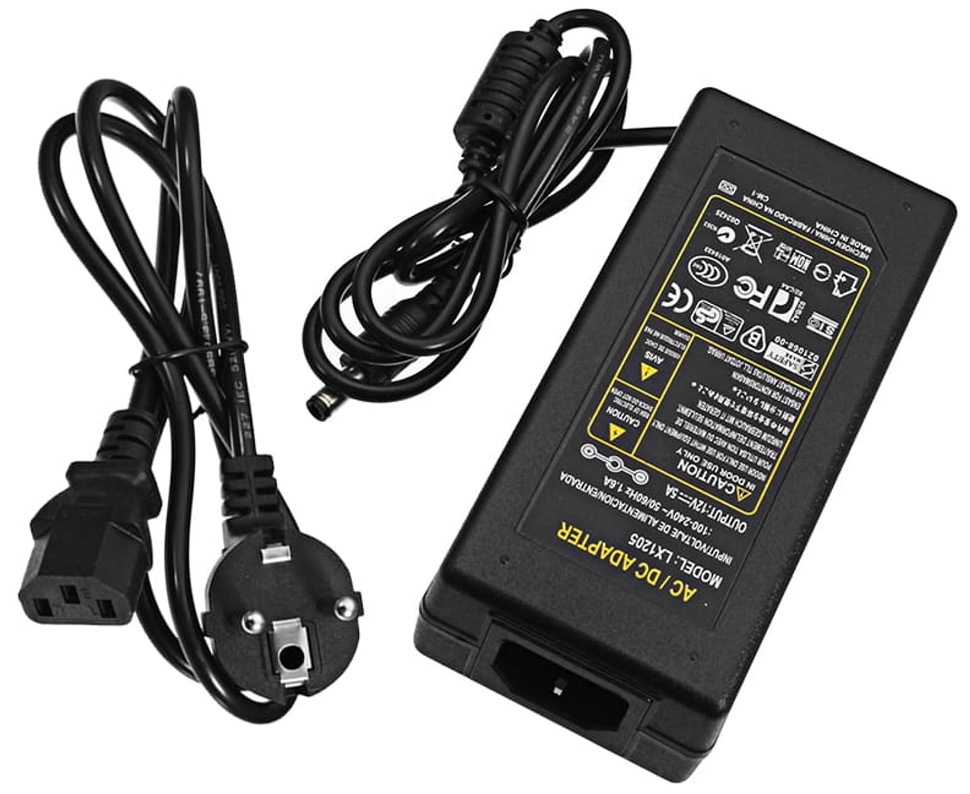

Zasilacz AC/DC 12V 5A 60W LX1205