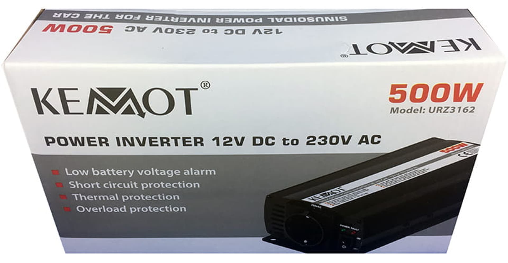 

Przetwornica 12V /230V 500/1000W URZ3162