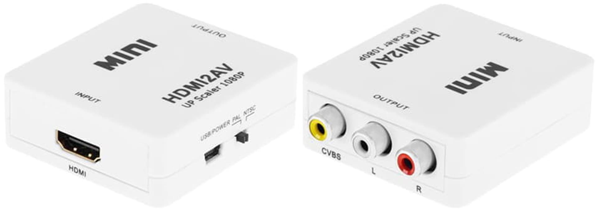 

Konwerter sygnału HDMI- AV chinch CVBS +audio KOM0982