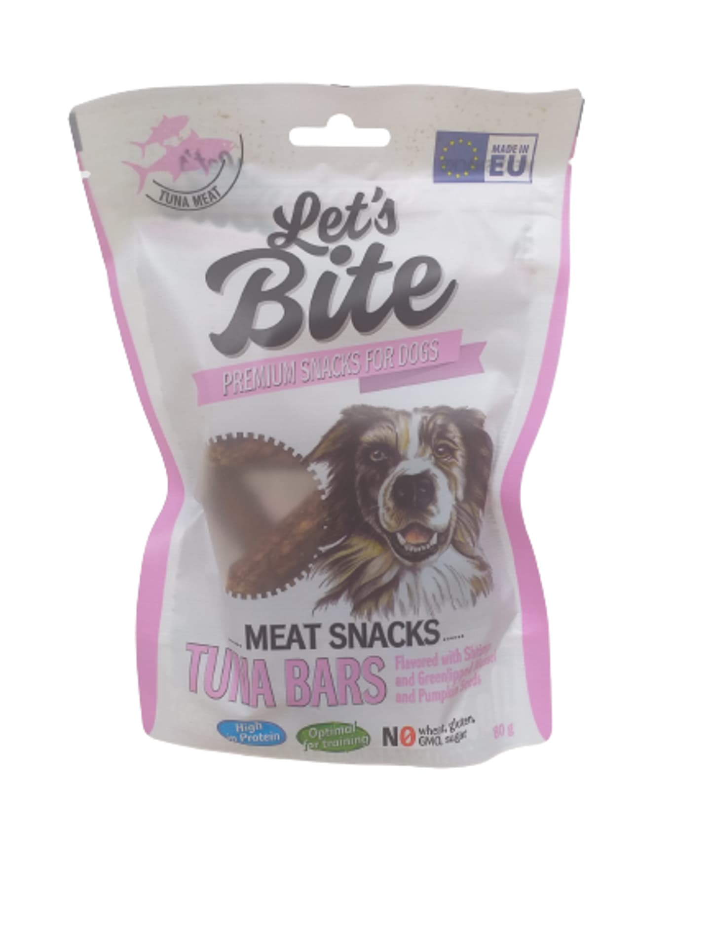 

Let's Bite Meat Snacks Tuna Bars 80g