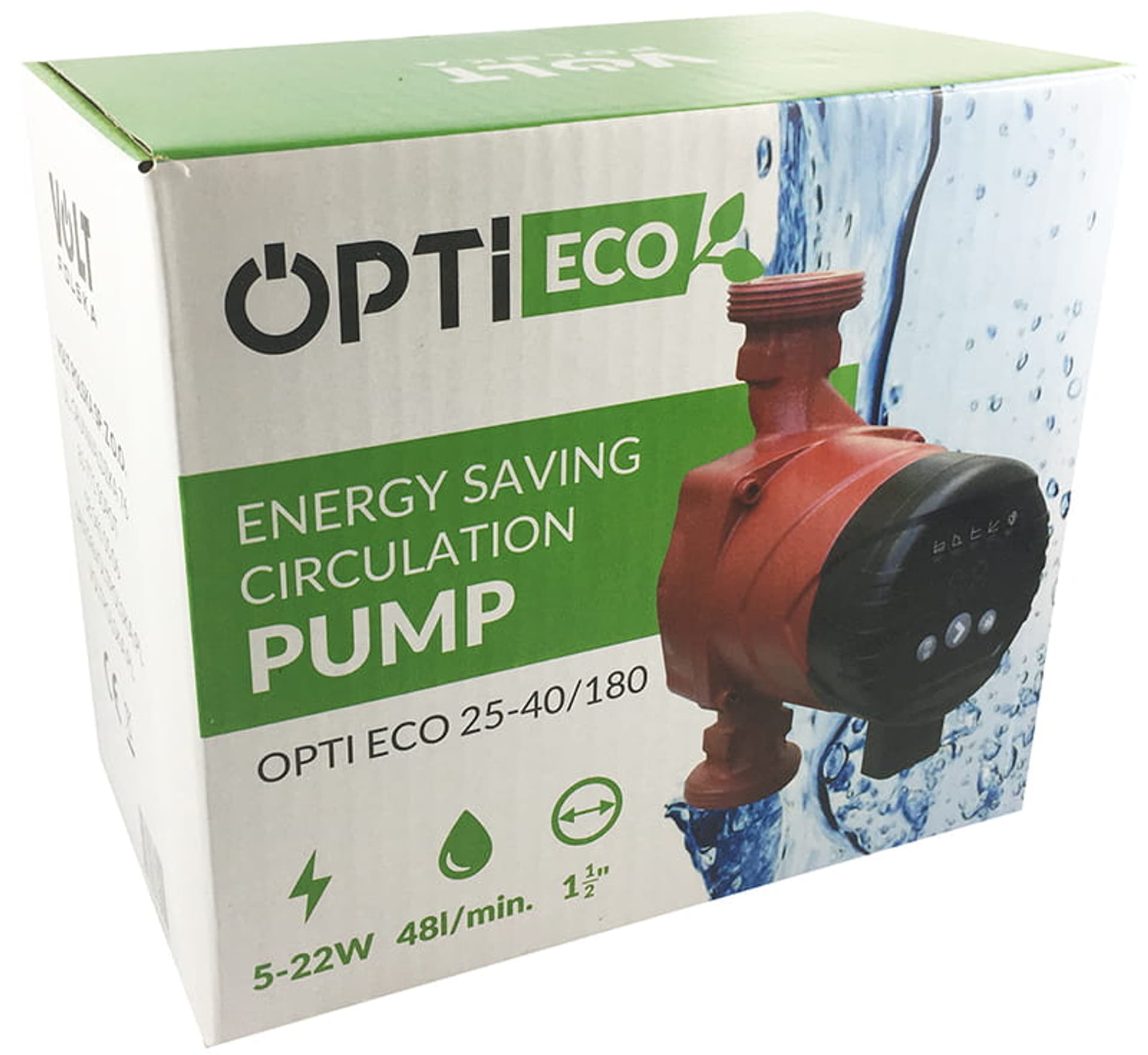 

Pompa obiegowa OPTI ECO z wyświetlaczem (25-40/180)