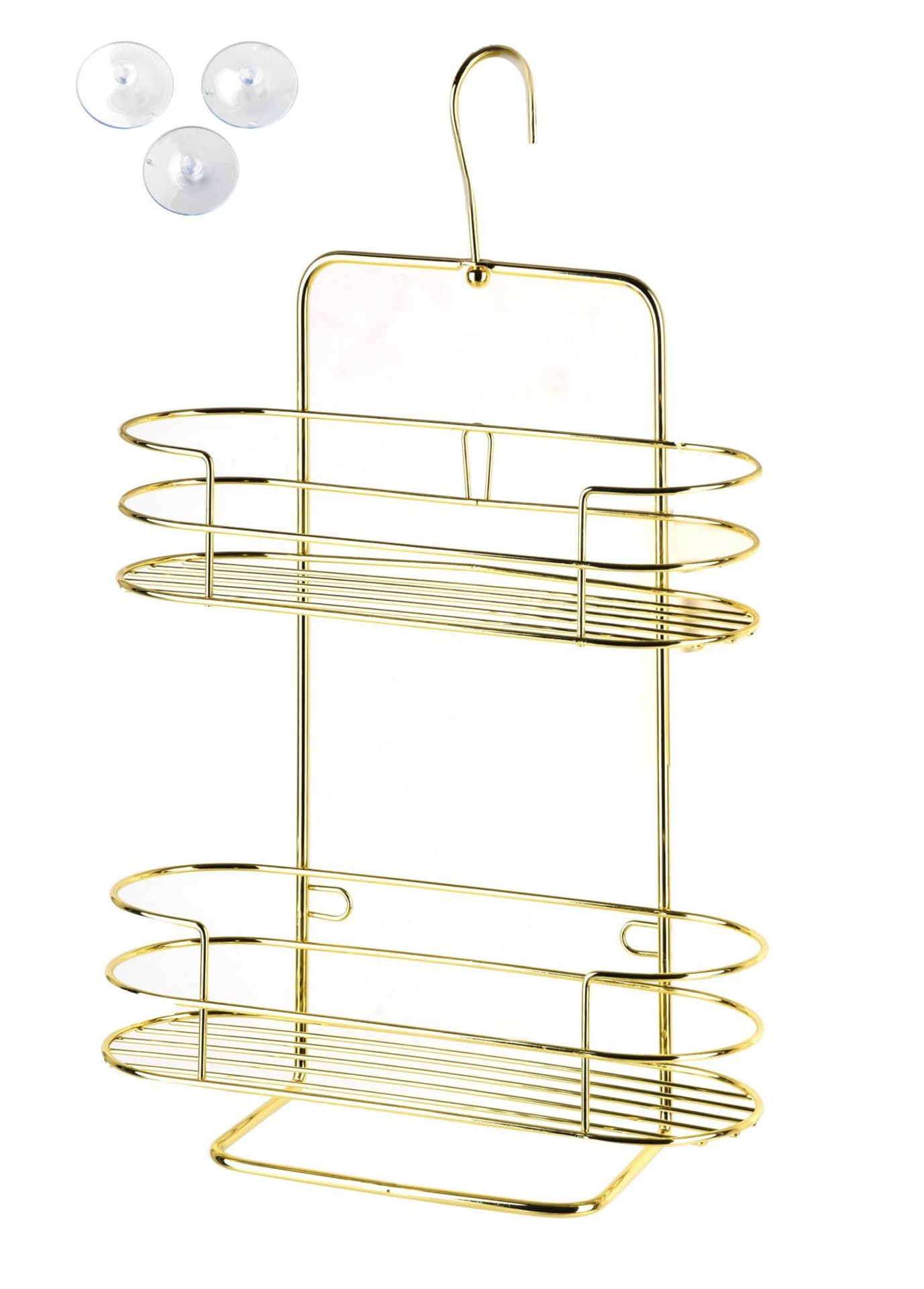 

CARL GOLD Półka łazienkowa h33x25x9.5cm 2 poziomy