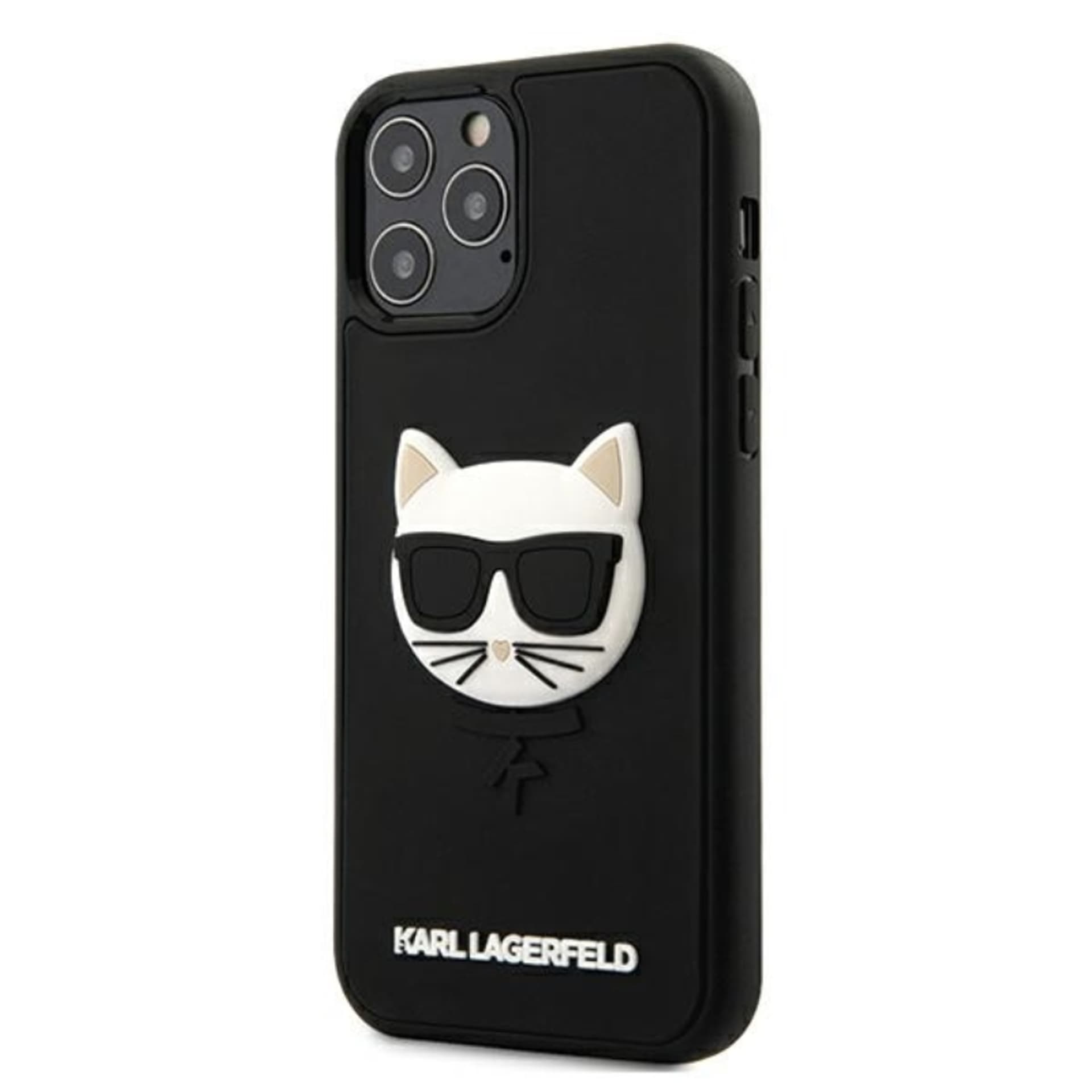 

Karl Lagerfeld Choupette Head 3D Rubber - Etui iPhone 12 / iPhone 12 Pro (czarny)