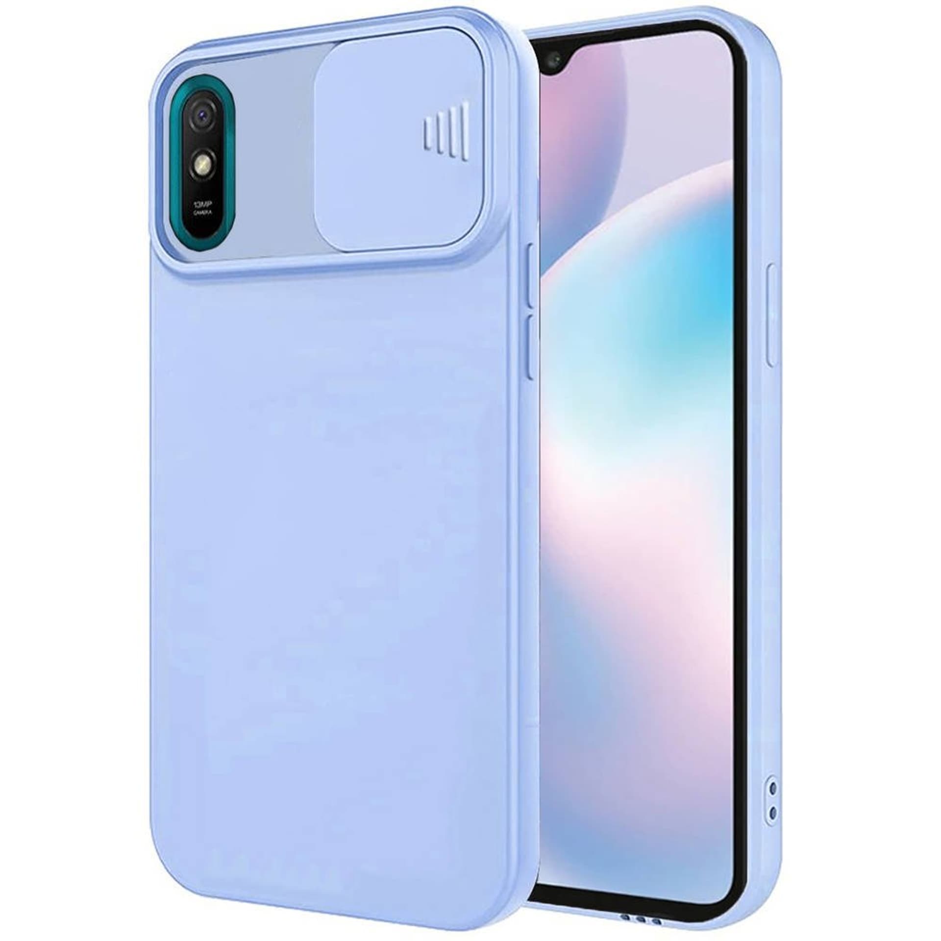 

Etui XIAOMI REDMI 9A Silikonowe z Osłoną na Aparat Nexeri Silicone Lens jasny niebieski