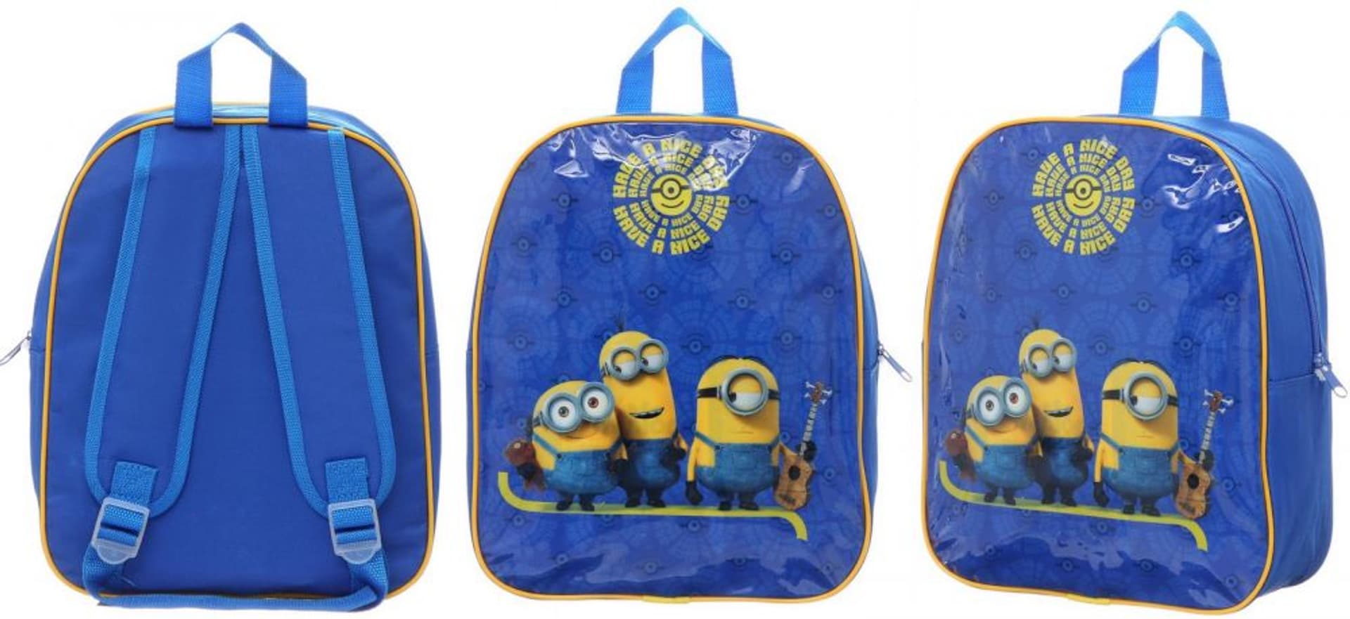 

Plecaczek plecak dziecięcy Minionki Have a nice day