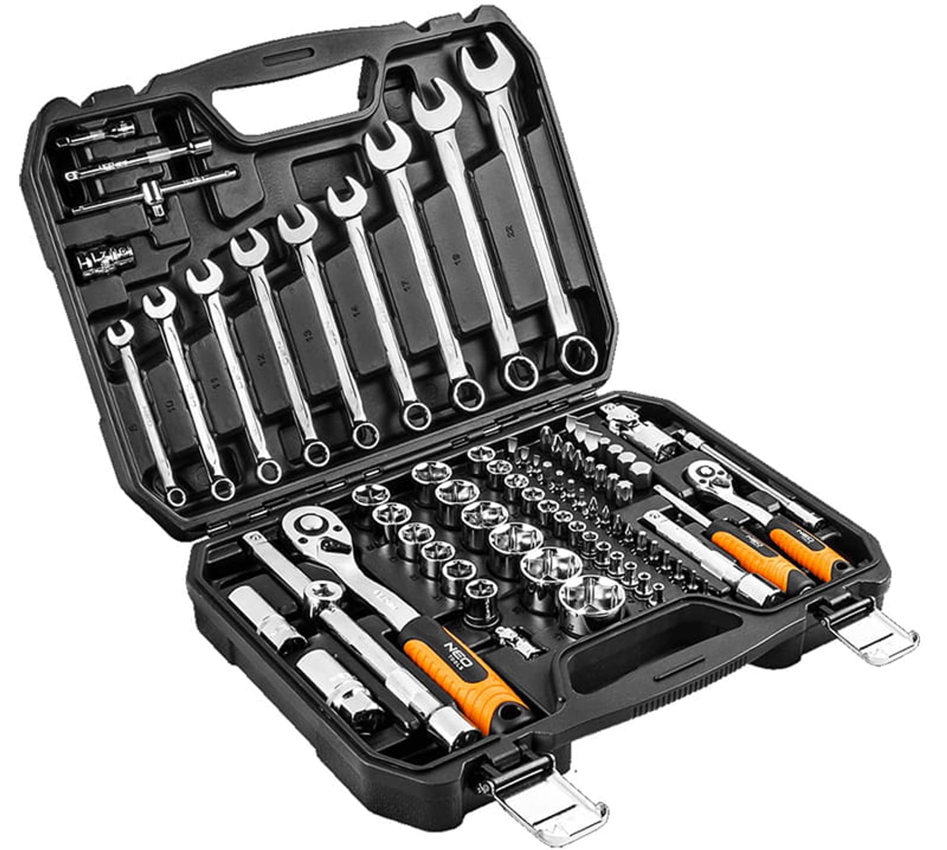 

Klucze nasadowe 82 el. Neo Tools 08-672