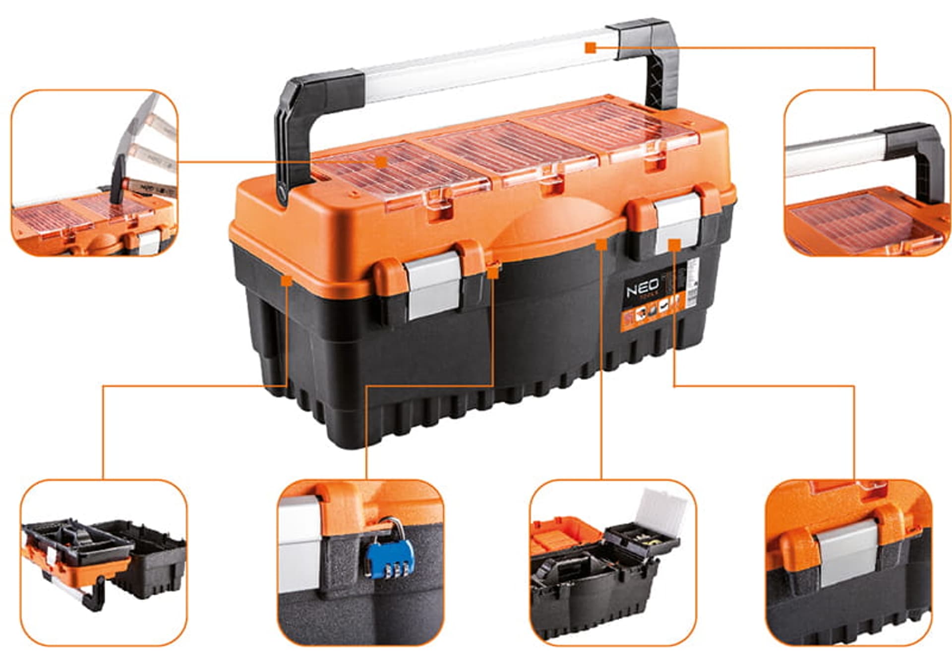 

Skrzynka narzędziowa Neo Tools (18 ", 84-102)
