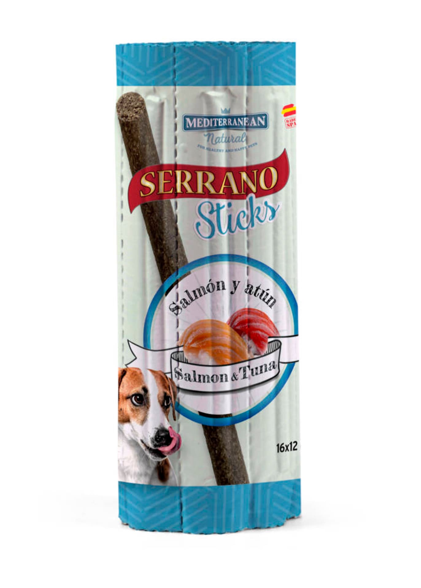 

SERRANO Sticks blistry dla psów z łososiem i tuńczykiem 16szt