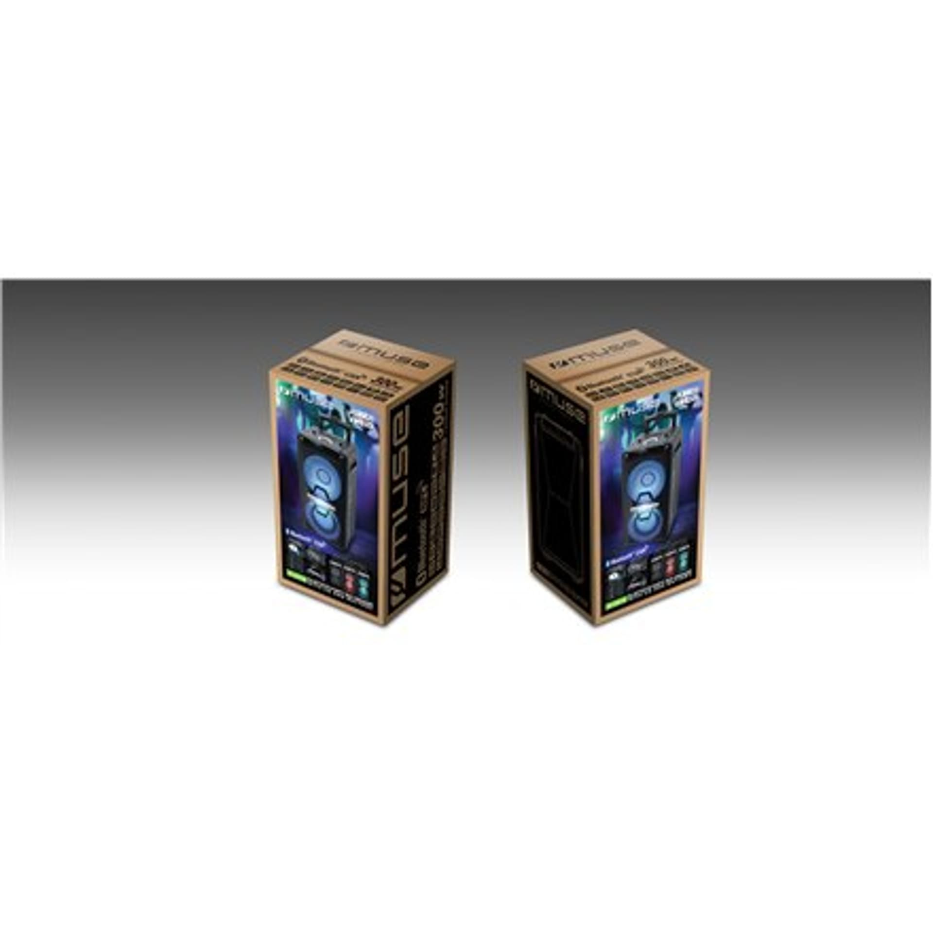 

Muse Speaker M-1920DJ 300 W, przenośny, czarny, Bluetooth