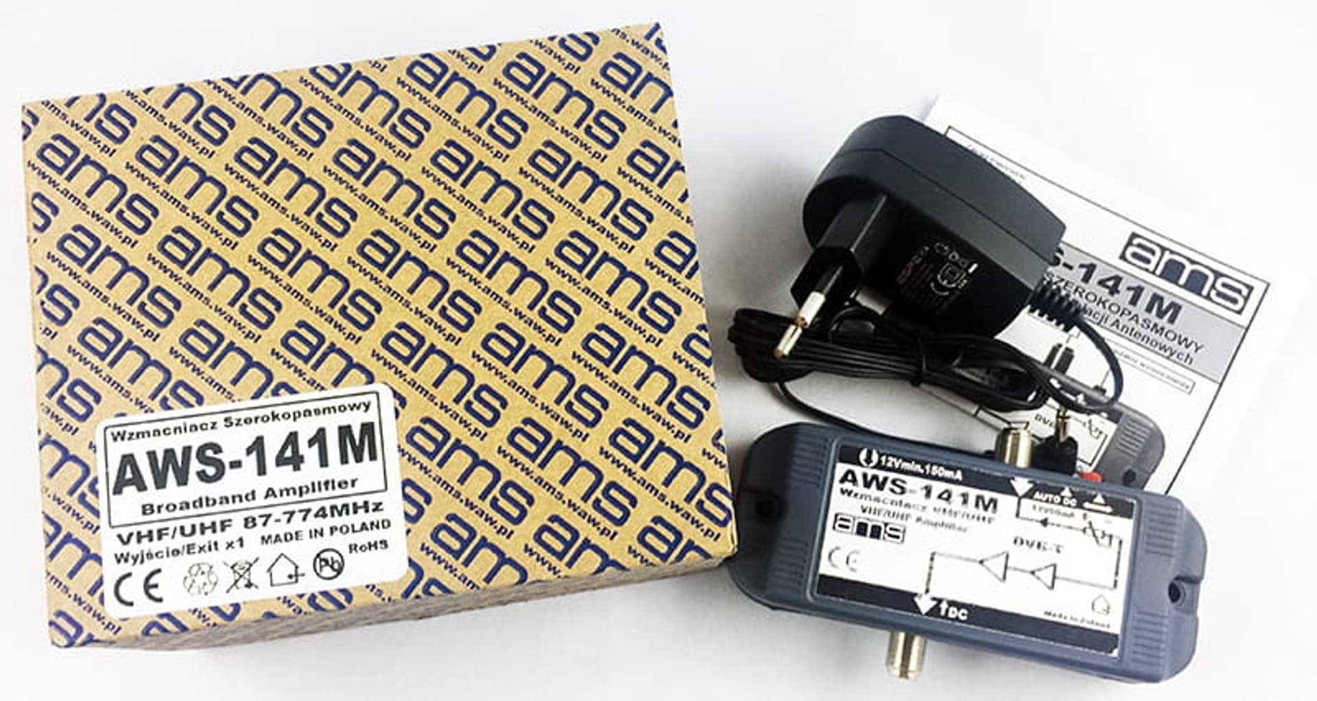 

Wzmacniacz antenowy wewnętrzny (AWS-141M)