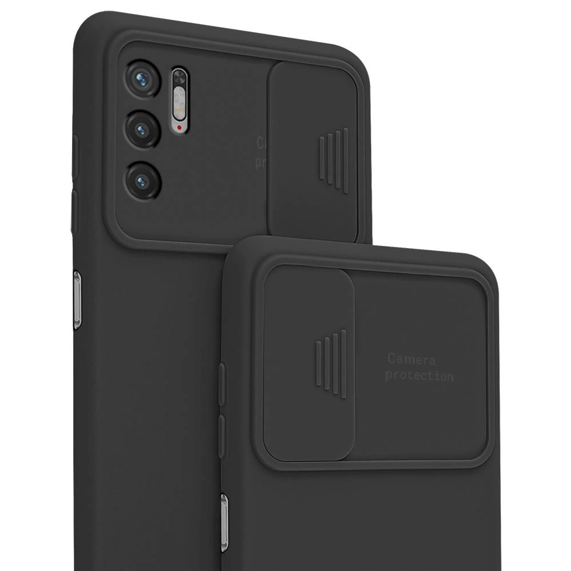 

Etui XIAOMI REDMI NOTE 11 4G / NOTE 11S Silikonowe z Osłoną na Aparat Nexeri Silicone Lens czarne