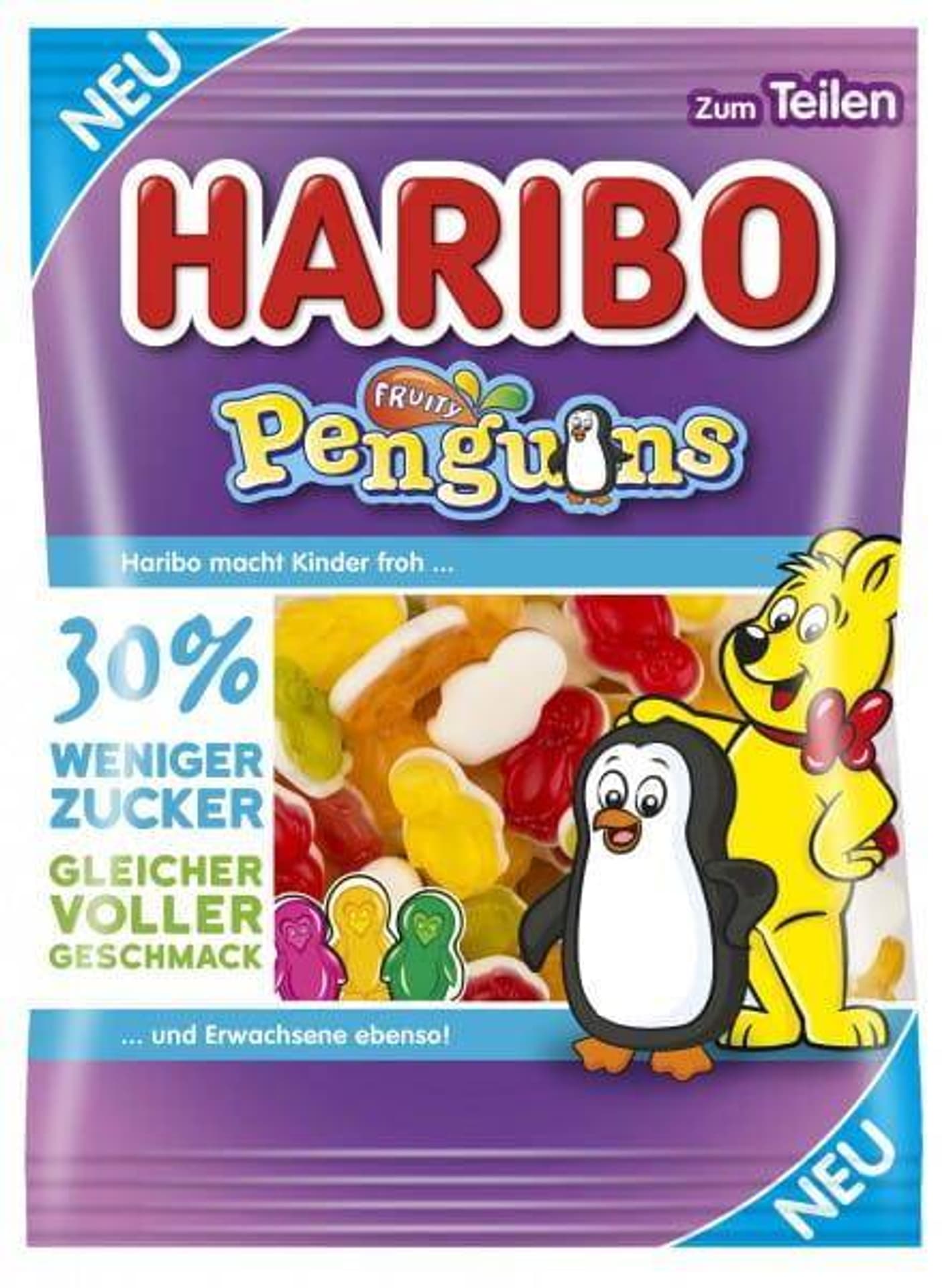 

Haribo Penguins 30 % mniej cukru 160 g