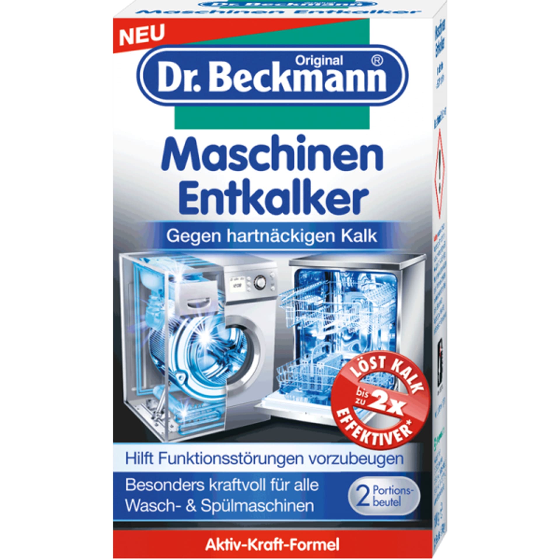 

Dr.Beckmann Odkamieniacz do Pralek i Zmywarek 2 x 50 g DE